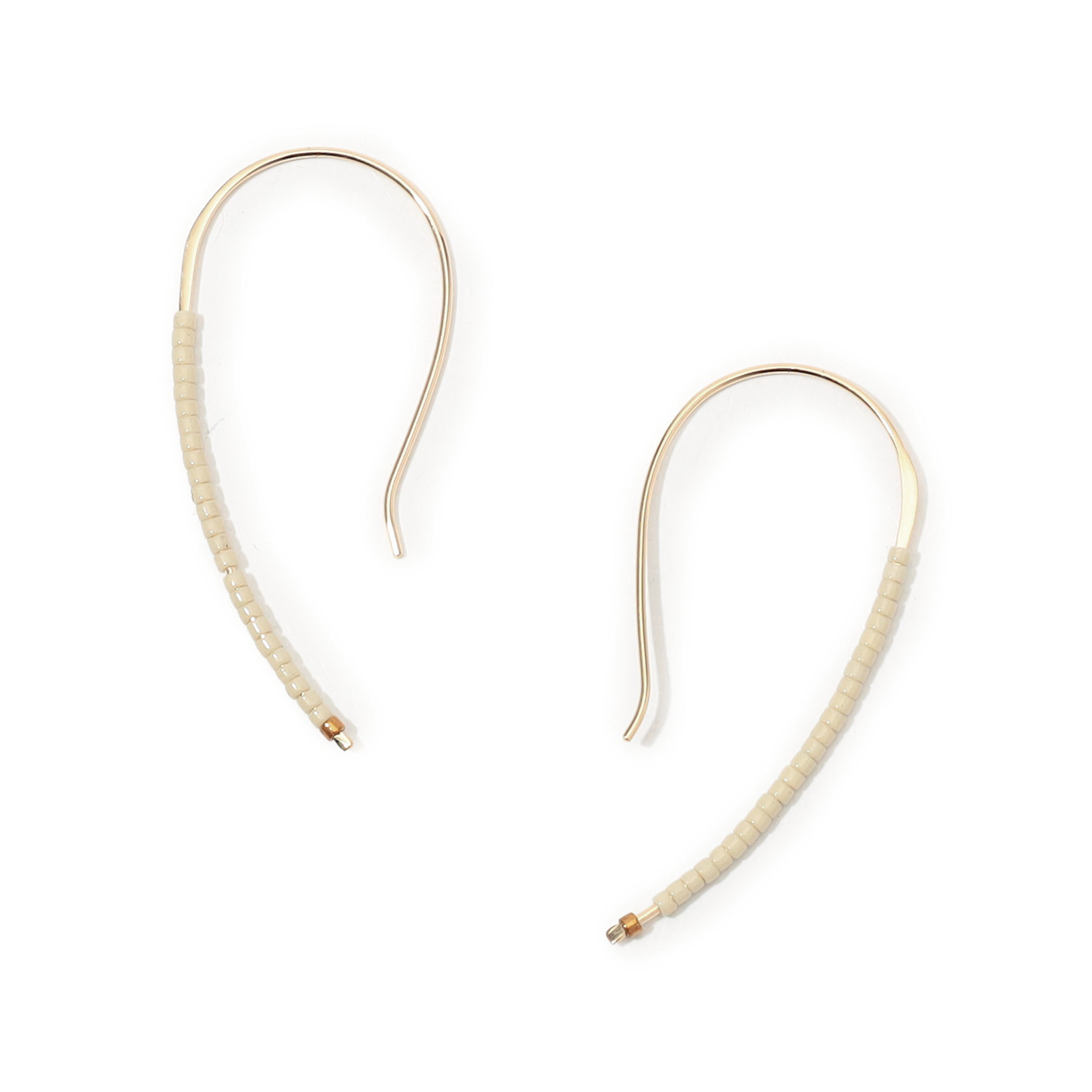 helena rohner miyuki beads hoop ピアス