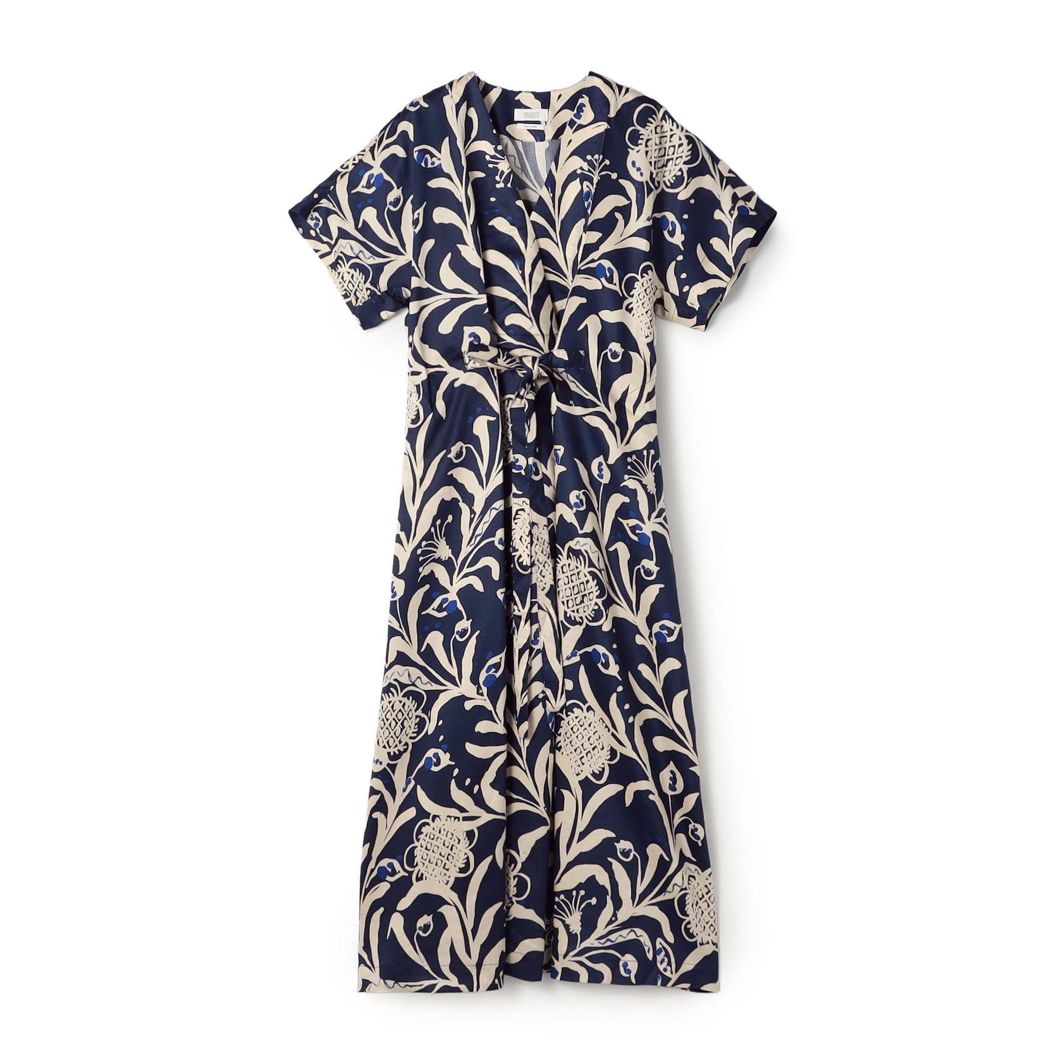 TOAST セルロースツイルプリント ロングワンピース