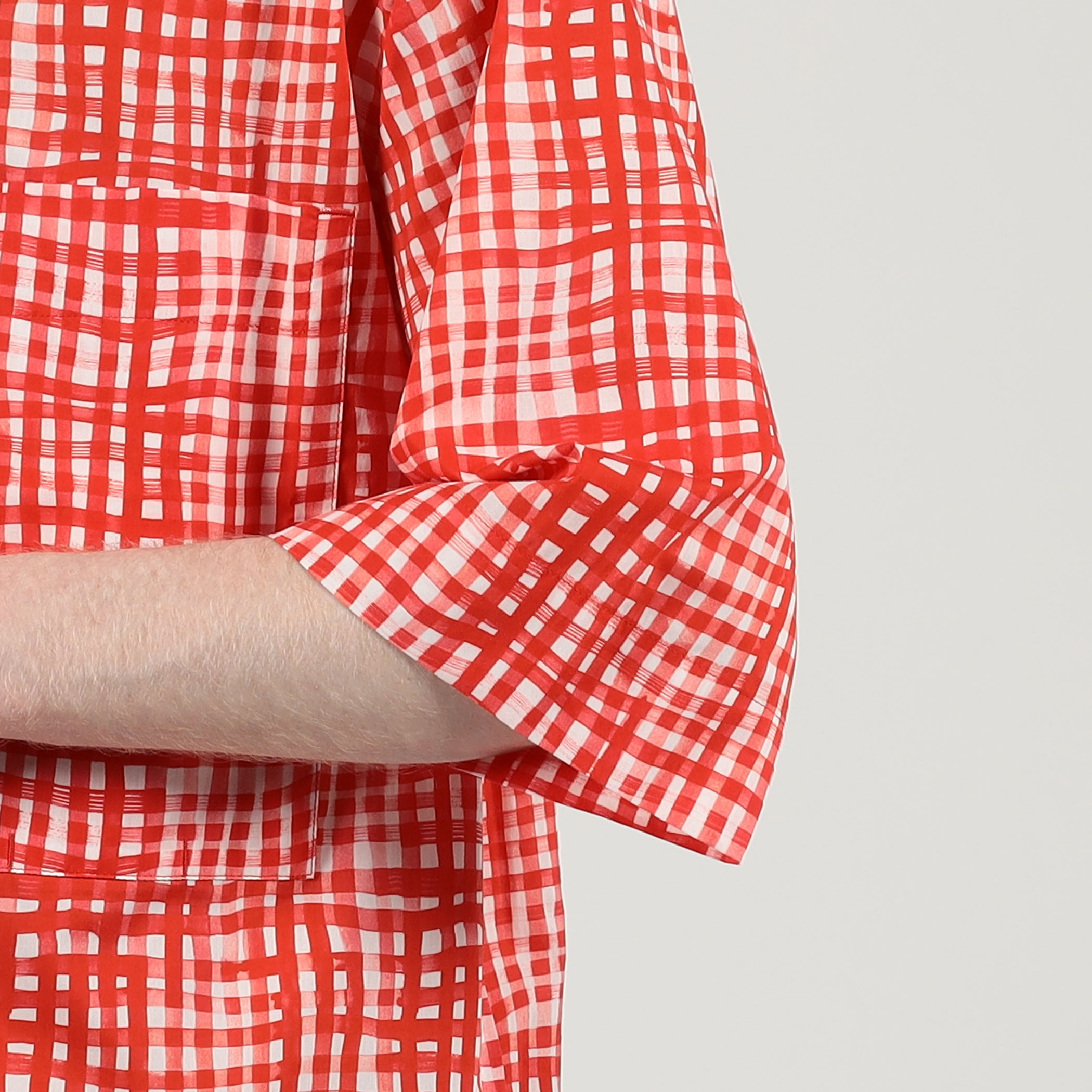 toogood THE LANDSCAPER SHIRT PAINTED CHECK コットンローン