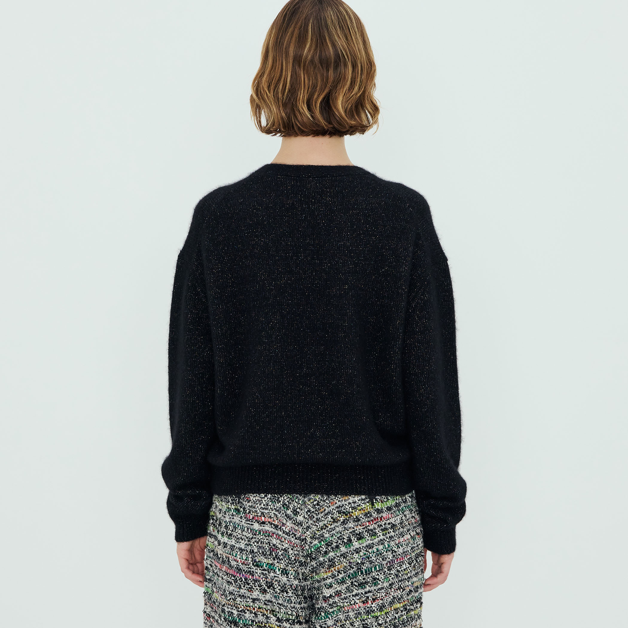 カシミヤシルクラメ Vネックカーディガン｜トゥモローランド 公式通販