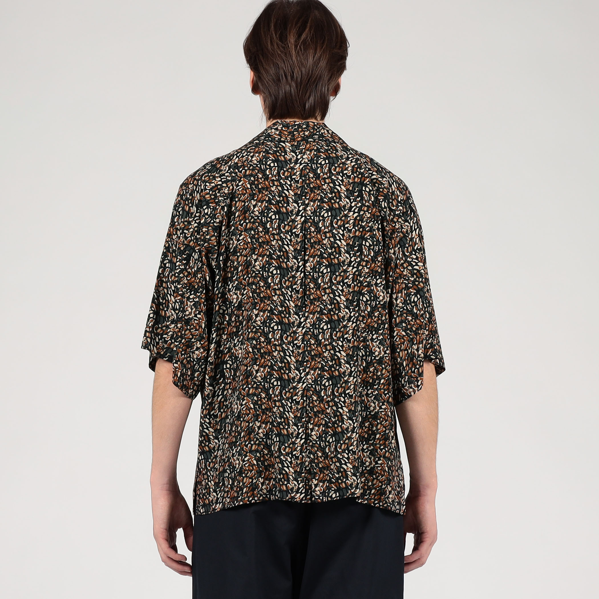 m’s braque オープンカラーシャツ 別注】m's braque レーヨン オープンカラー ハーフスリーブ