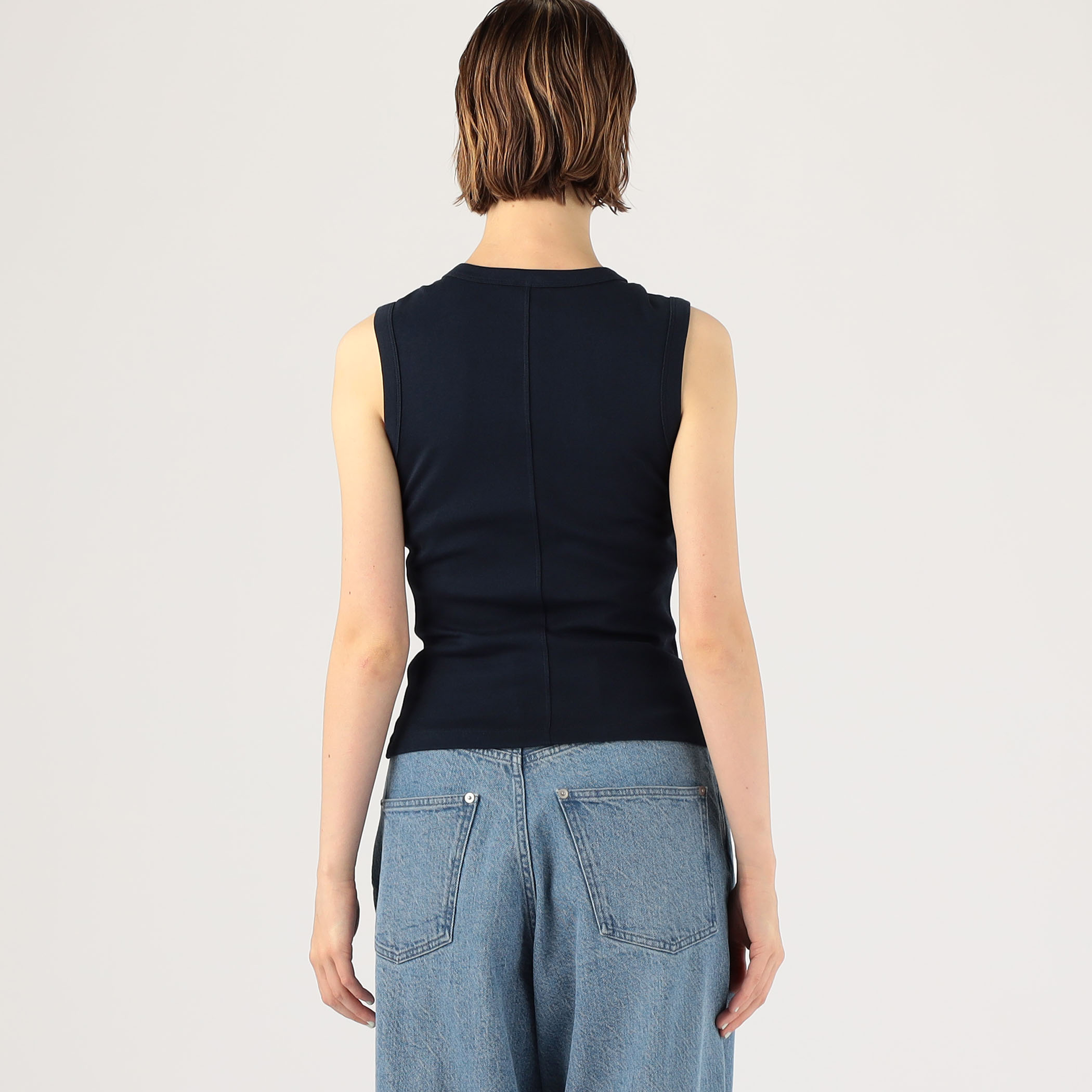 【flore flore】DEWI TANK NAVY 新品 DEWI TANK | Navy - FLORE FLORE