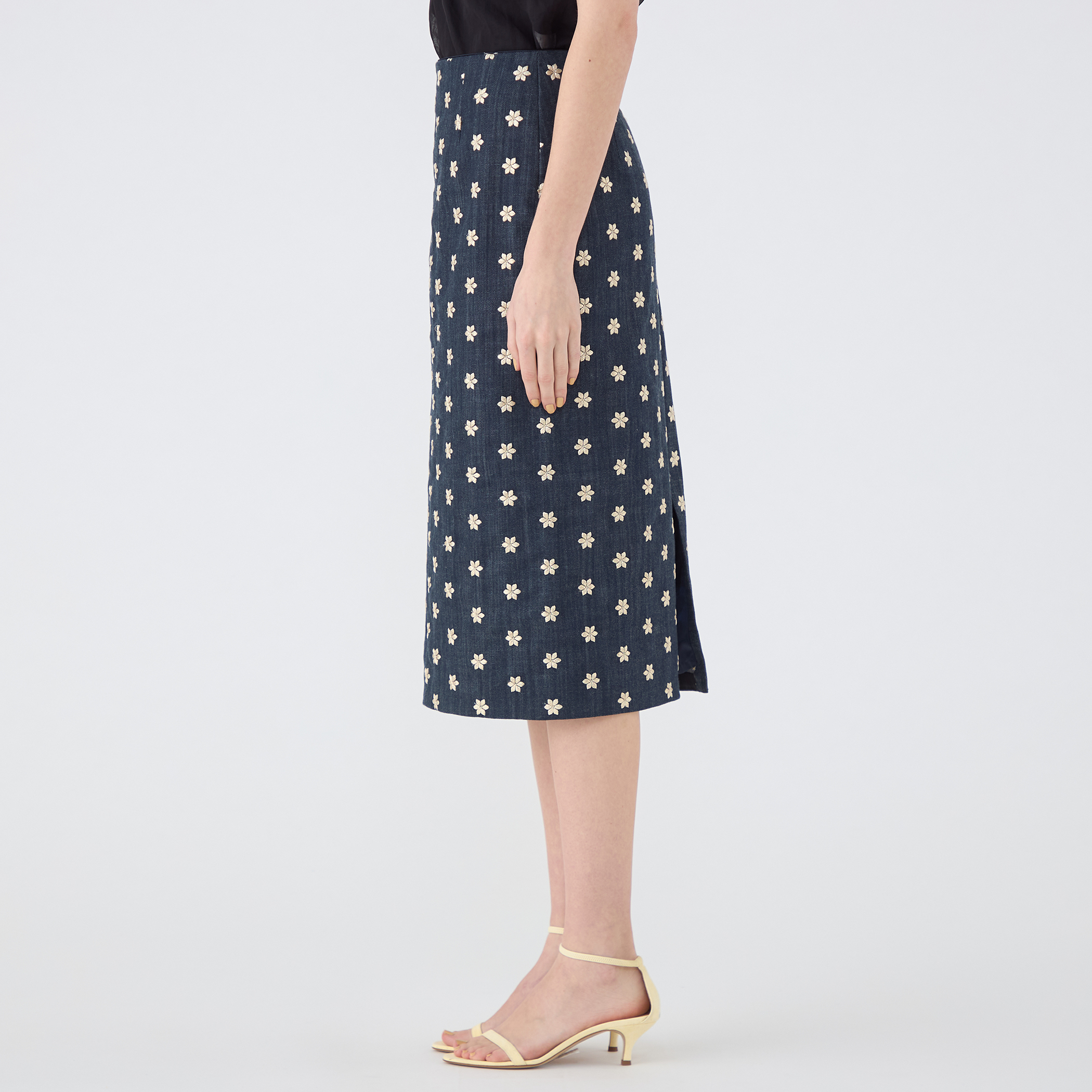 ドレフルールデニム タイトストレートスカート｜トゥモローランド 公式通販