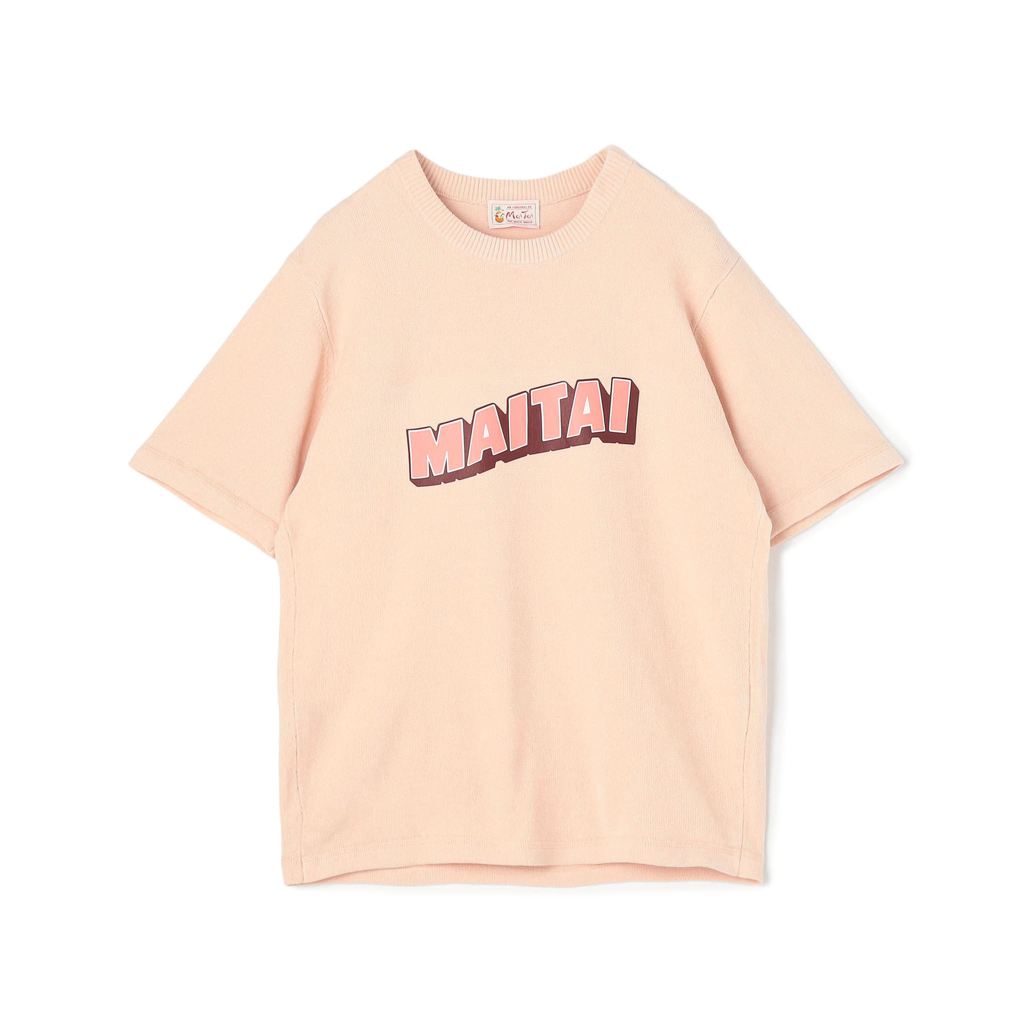 Mai Tai コットンシェニール プリントニットTシャツ｜トゥモローランド