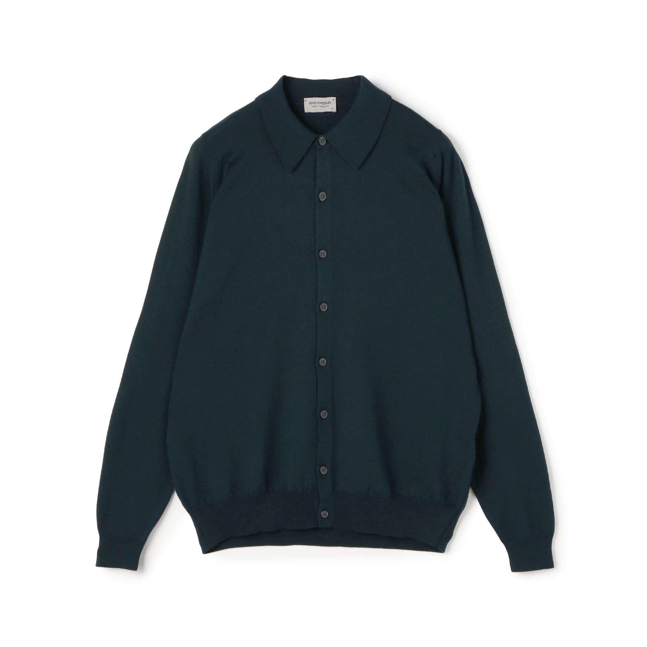 JOHN SMEDLEY TIBOR メリノウール ポロカラーニットシャツ