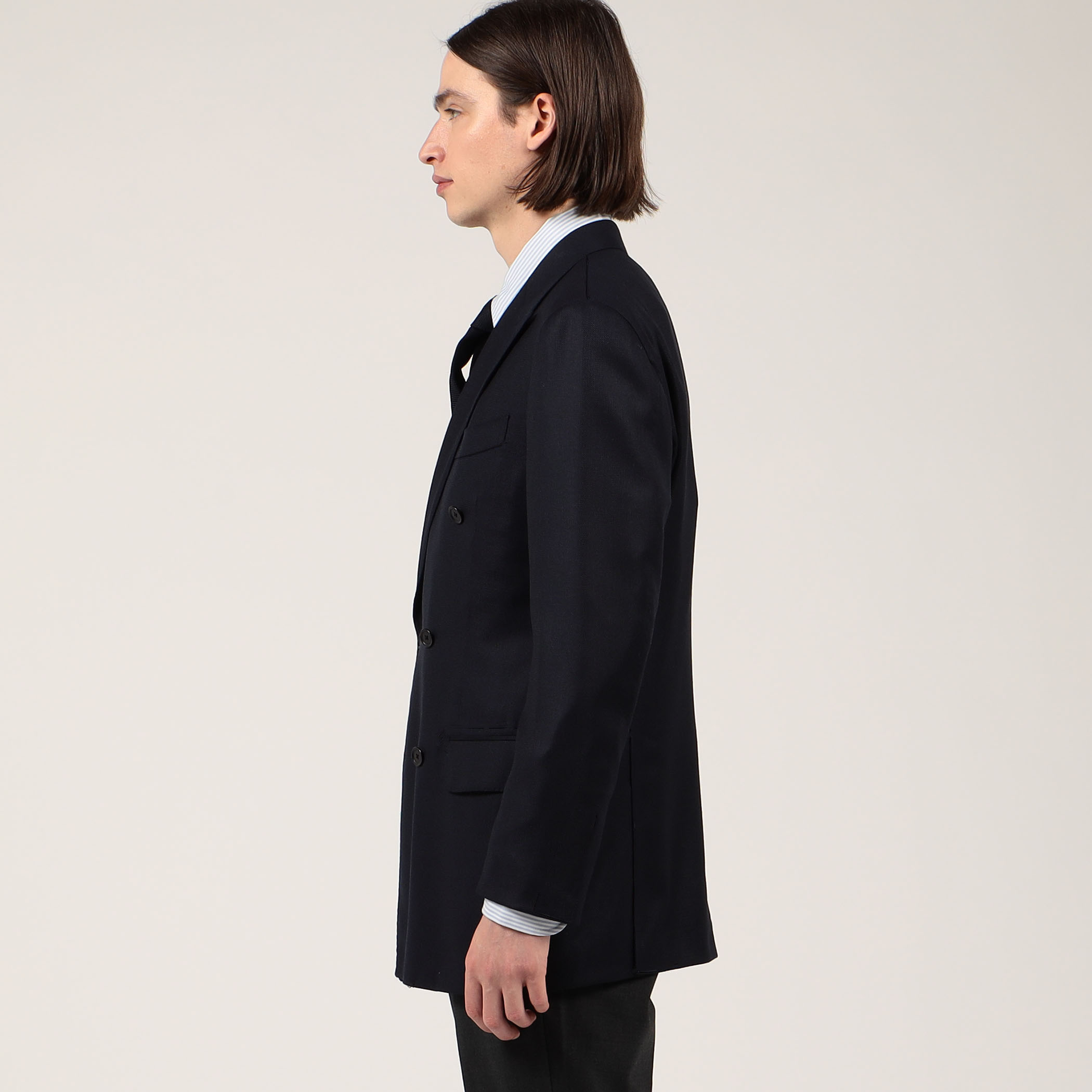HORIZON TWILL ダブルブレステッド6Bジャケット Ermenegildo Zegna