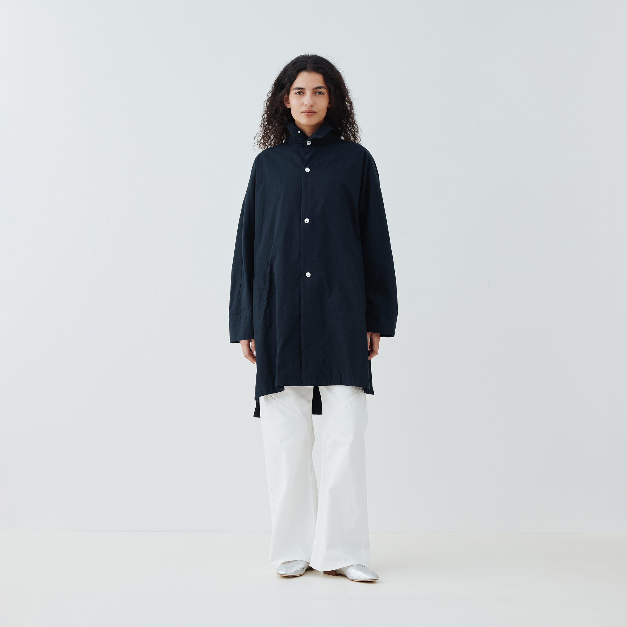 パラシュートクロス スタンドカラーオーバーコート｜トゥモローランド