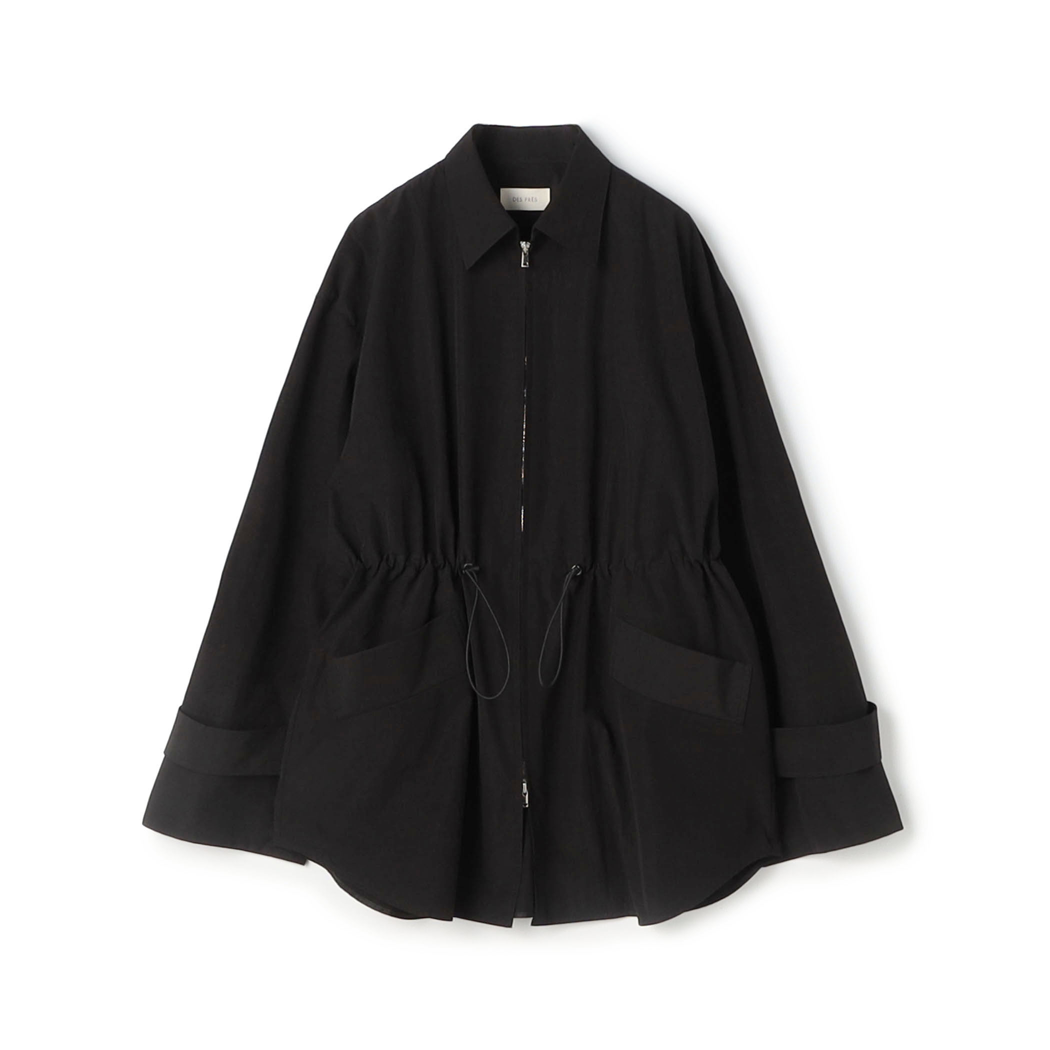 ポリエステルナイロンコットン テックシャツブルゾン