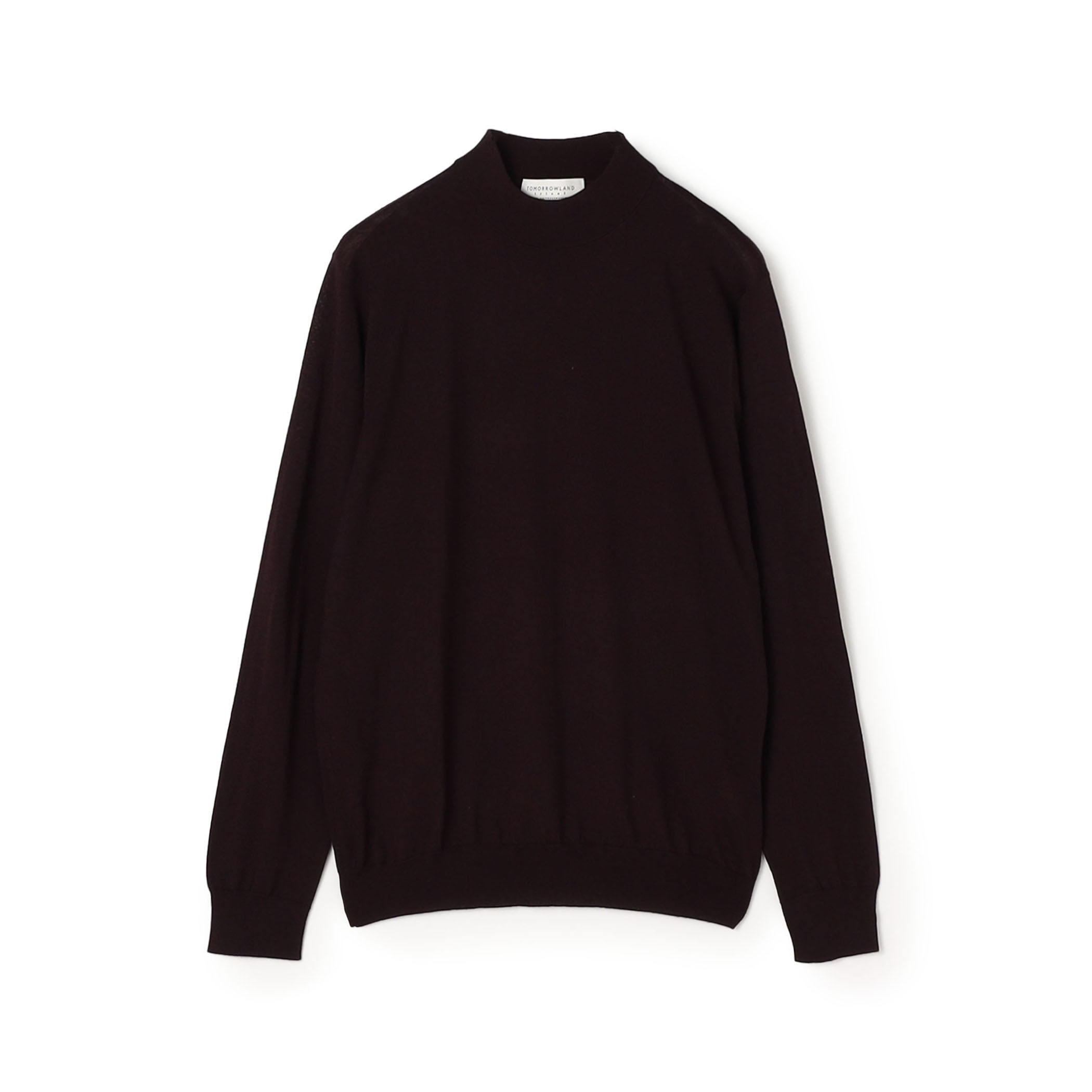 TOMORROWLAND tricot スーパーファインメリノウール モックネックニット S-WOOL