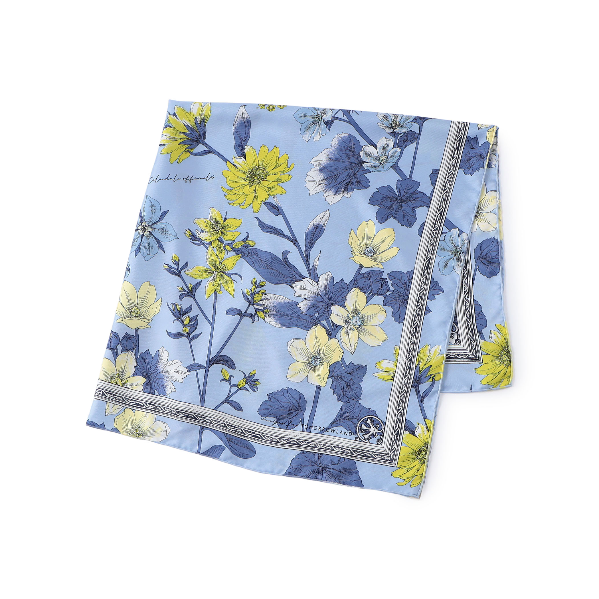 manipuri FLOWER シルクスカーフ
