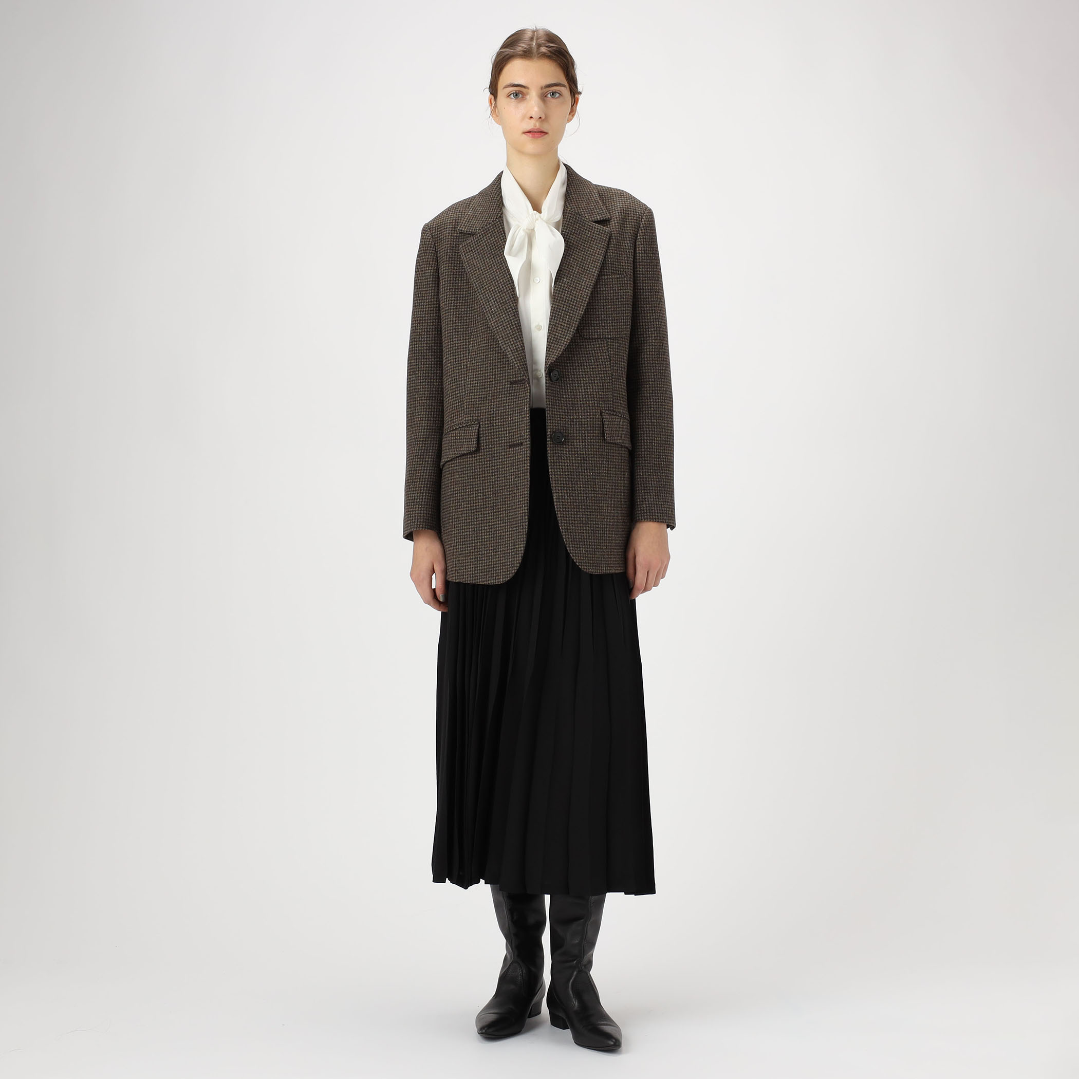 フレンチウールツイード テーラードジャケット｜トゥモローランド 公式通販