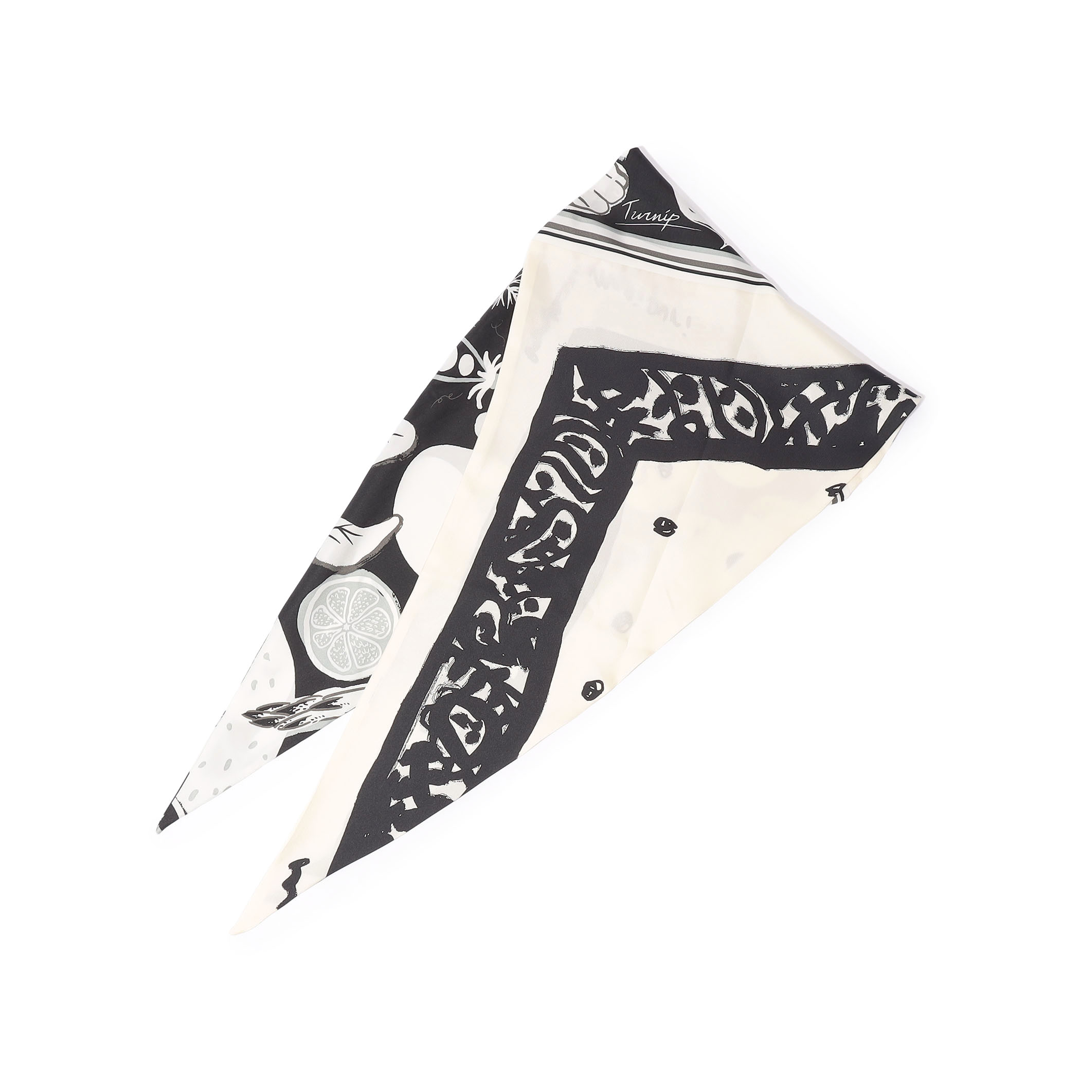 manipuri VEGETABLES シルクスカーフ