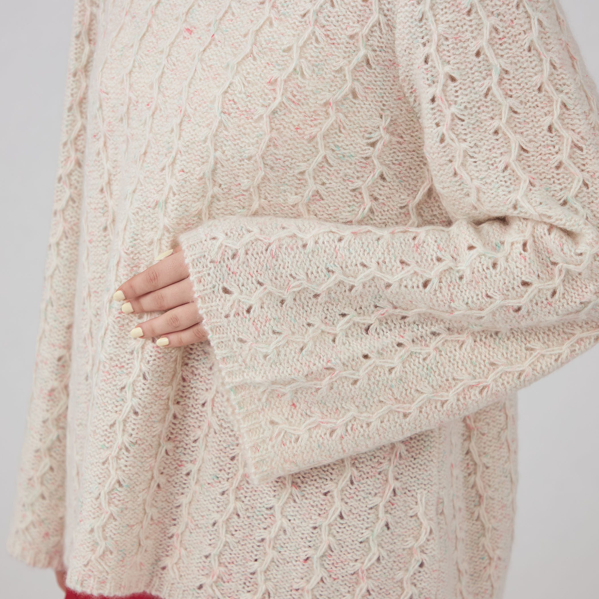 新品未使用品 デプレ トゥモローランド 現行品 フレアプルオーバー フリー Cashmere Collection フレアスリーブプルオーバー｜トゥモローランド