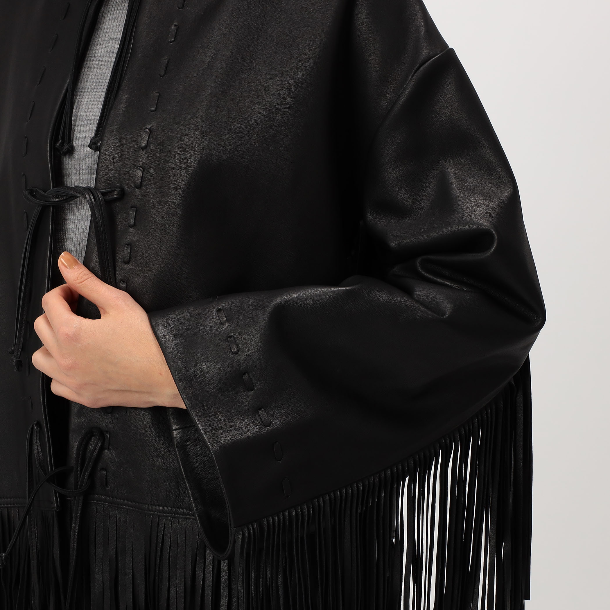 BY MALENE BIRGER ZOENA フリンジレザージャケット｜トゥモローランド