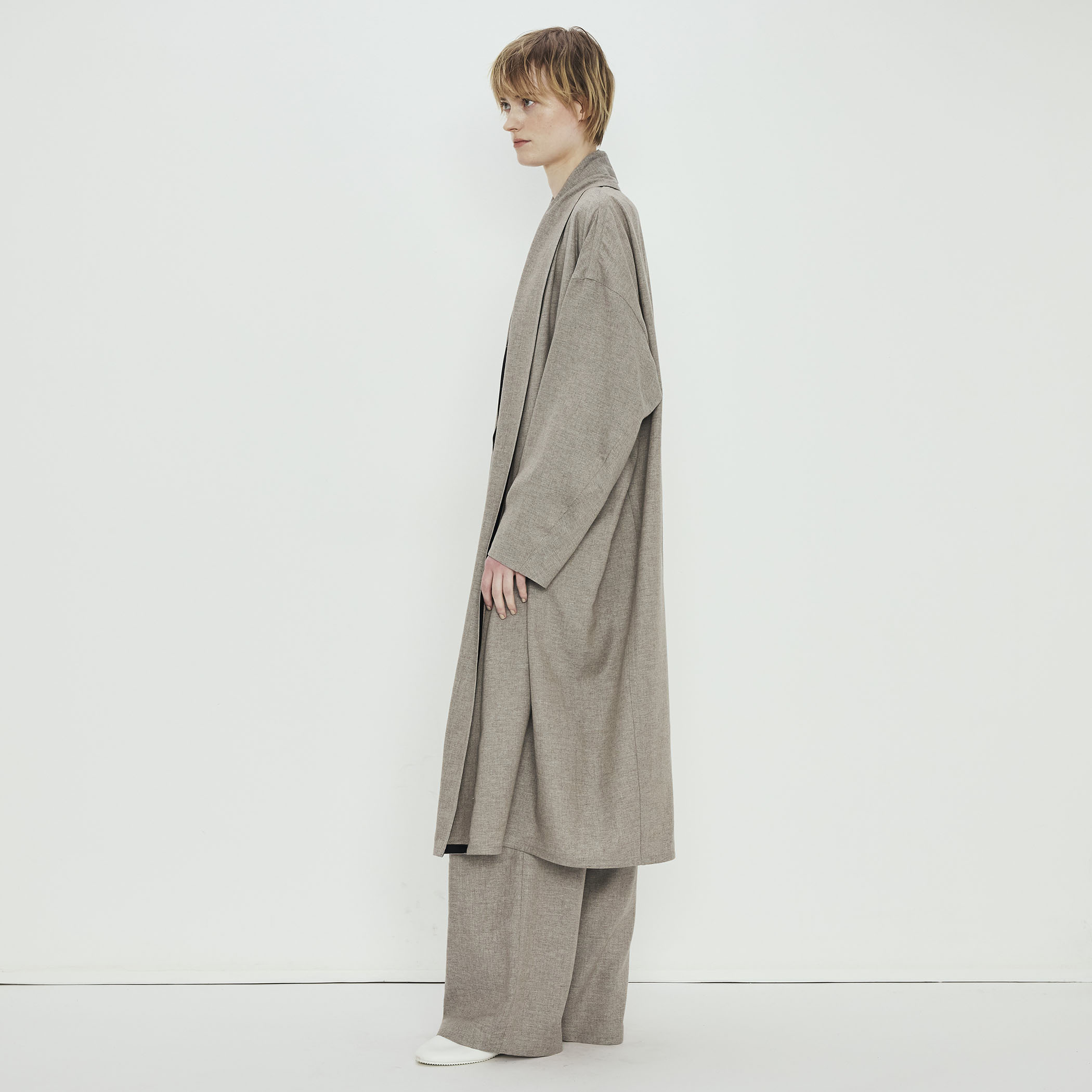 美品 カシミヤ✨トゥモローランド×ケミット別注 マリンコート 日本製 46 ウェービーカシミヤ ノーカラーコート｜トゥモローランド 公式通販