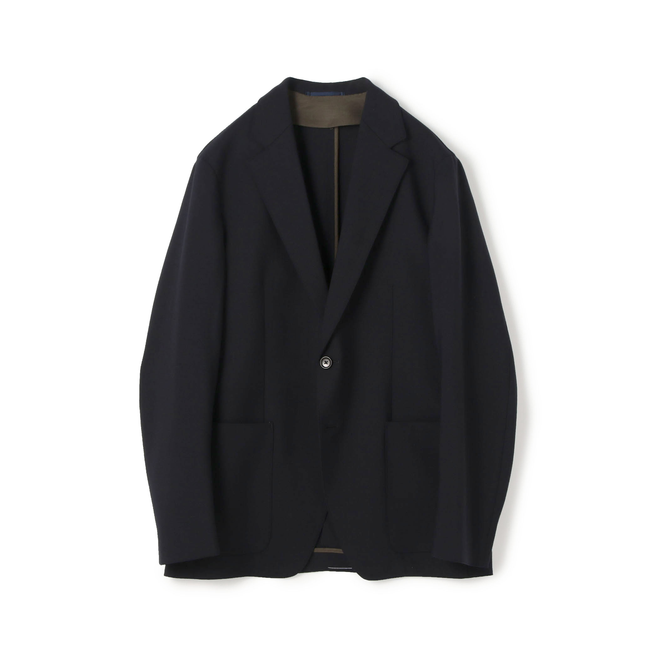ポリエステルウール 2WAYストレッチ シングルブレステッド2Bジャケット
