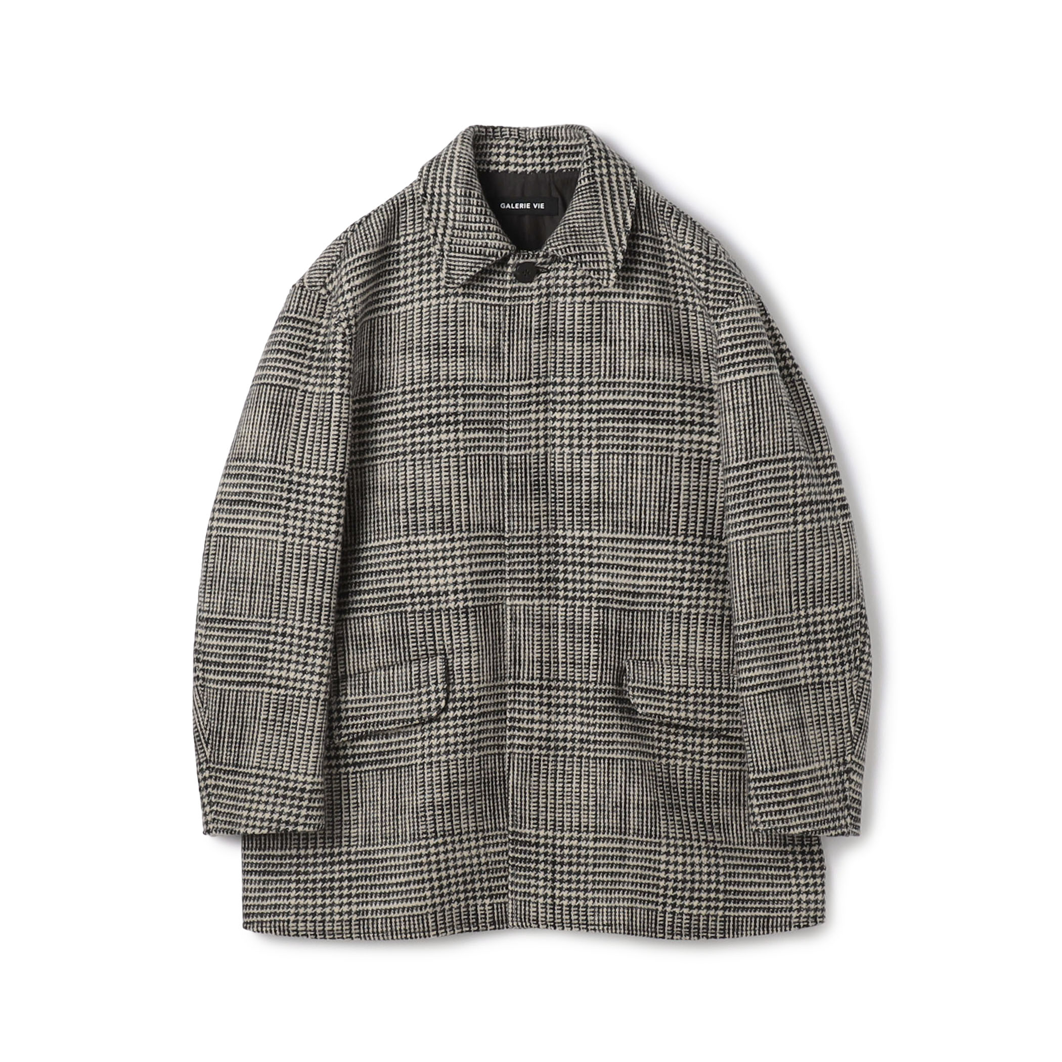 グレナカートチェック ステンカラーコート｜トゥモローランド 公式通販