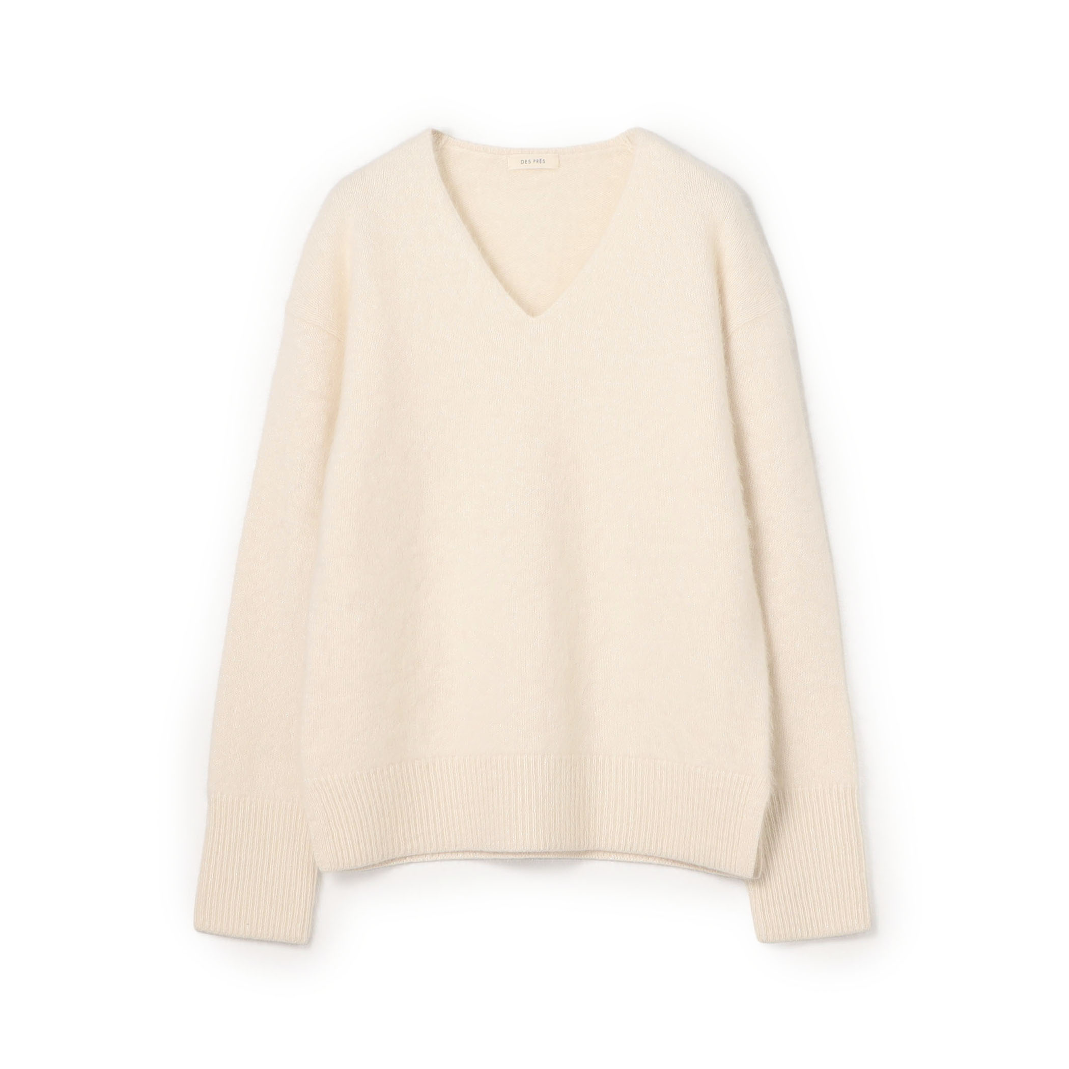 【WEB先行予約】フォックスカシミヤ Vネックプルオーバー