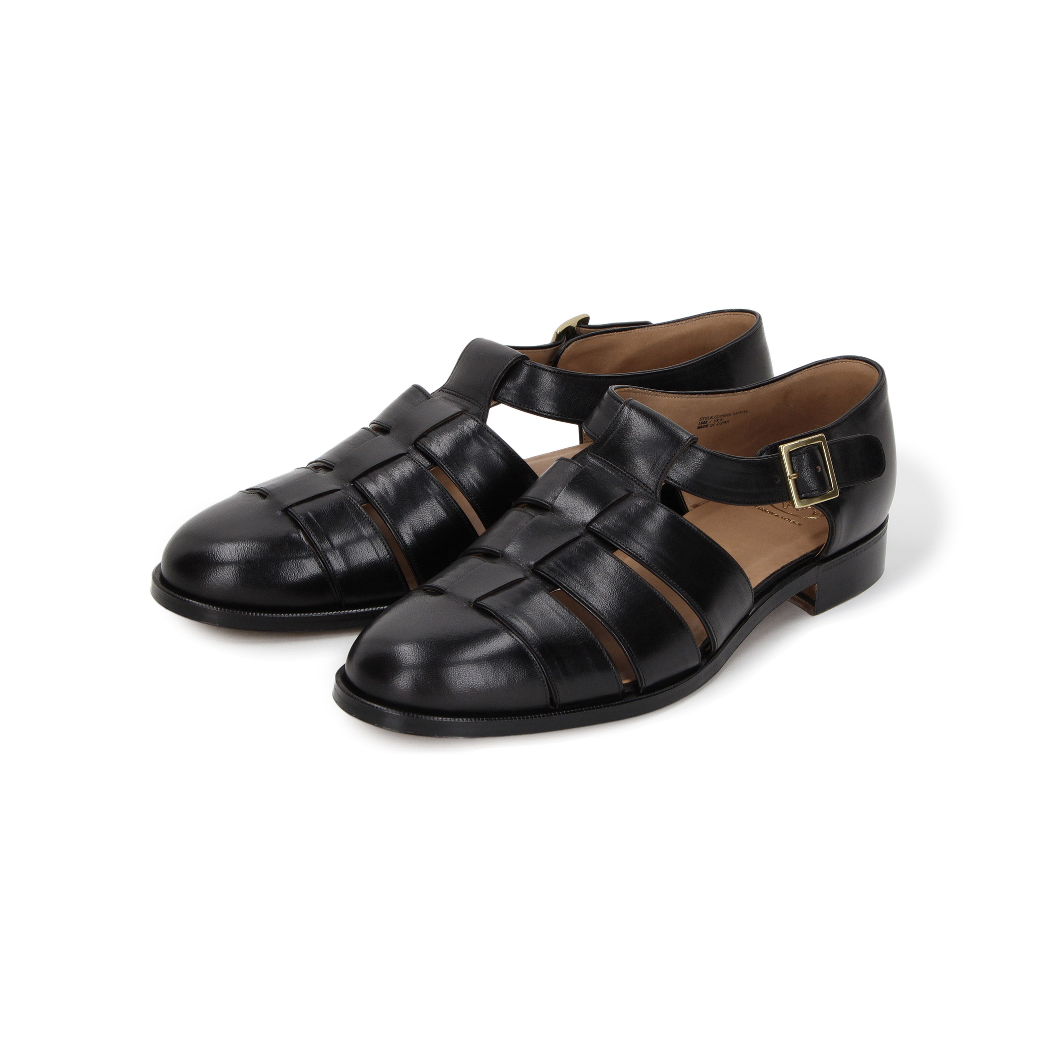 MAISON et VOYAGE ホースフロントレザー グルカサンダル