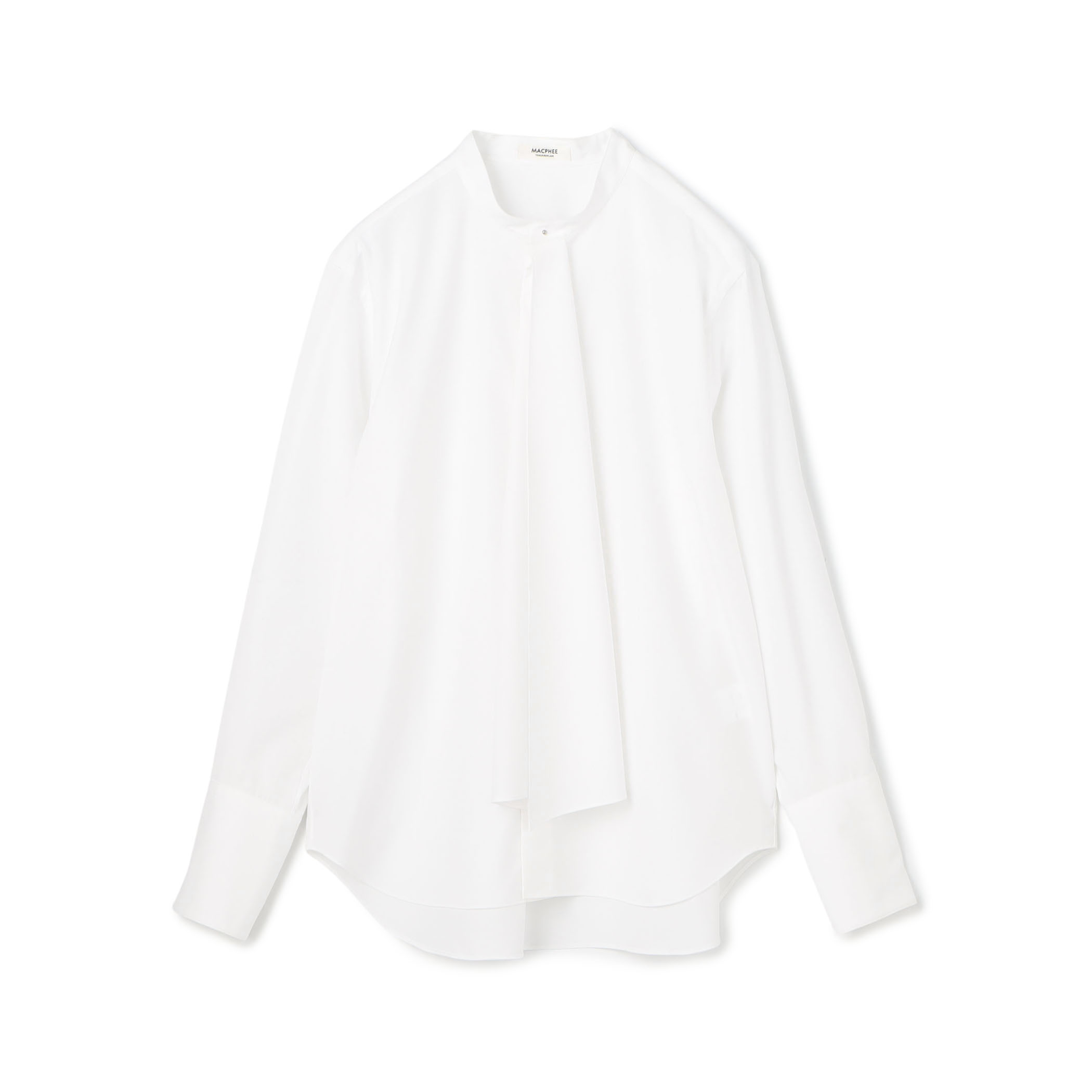 コットンブロード タイブラウス