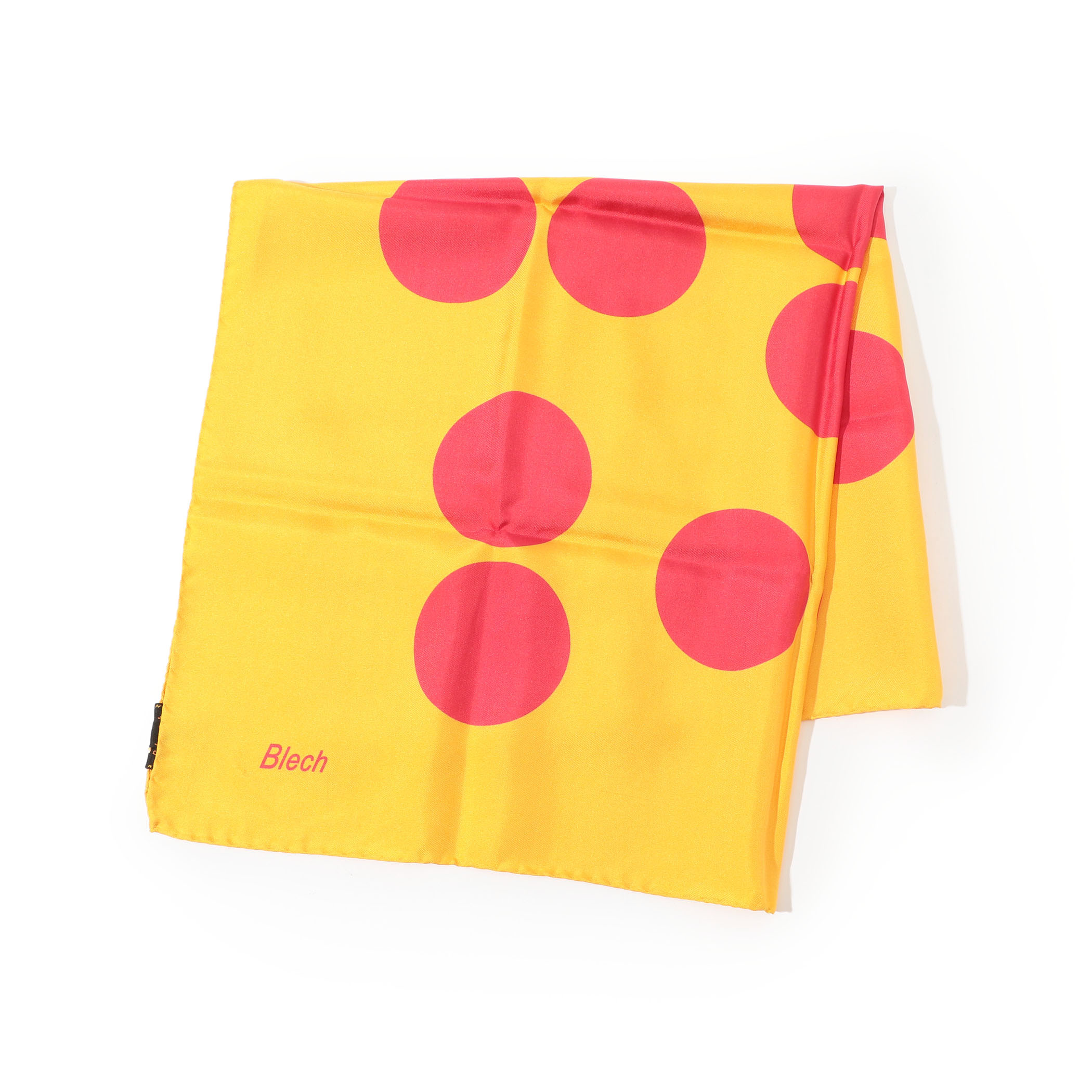 BLECH シルク ドットスカーフ