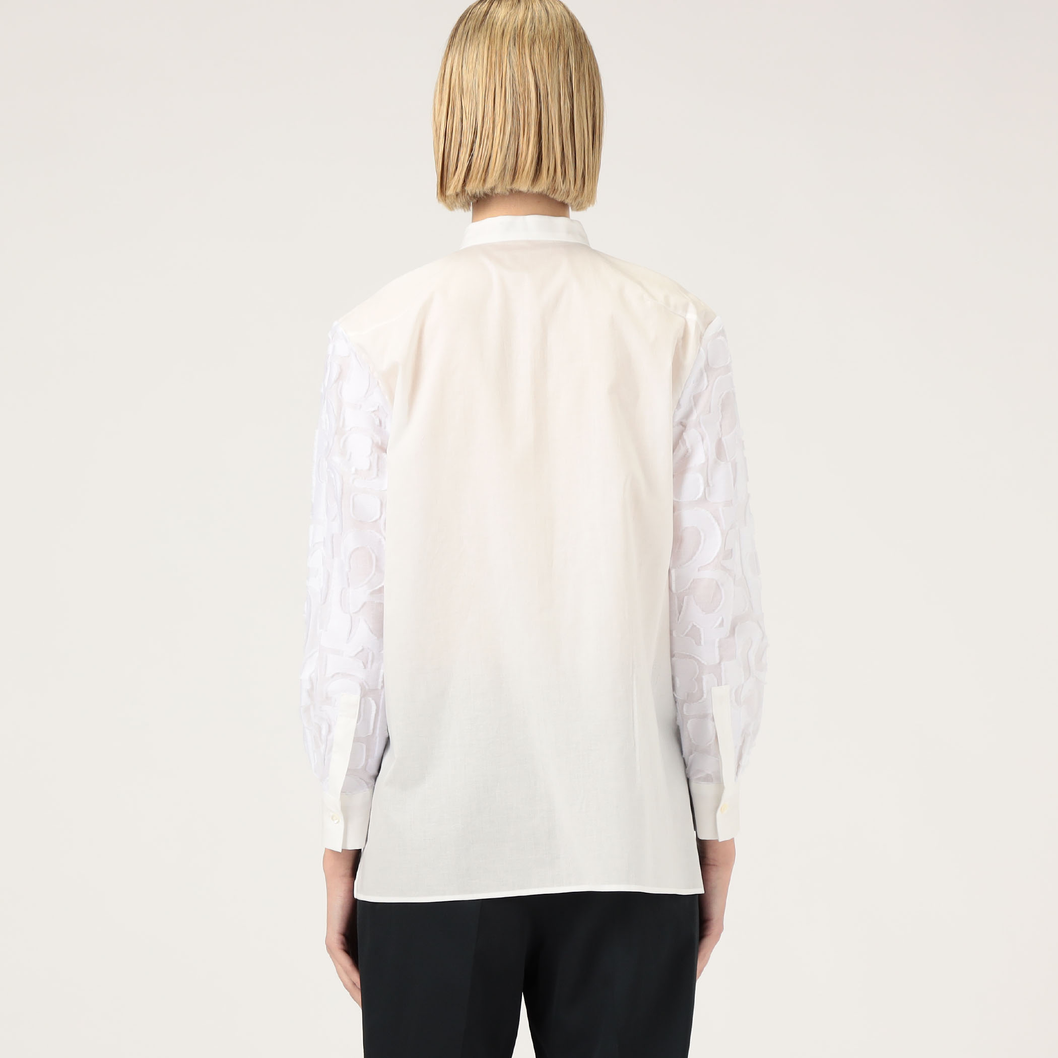 トゥモローランド　ジオメトリックカットレースブラウス　グリーン トゥモローランド ジオメトリック カットレース プルオーバー