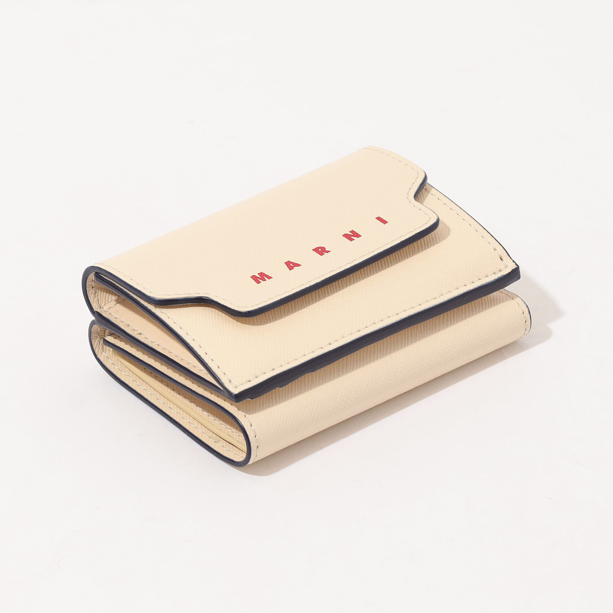 MARNI WALLET サフィアーノレザー製三つ折りウォレット