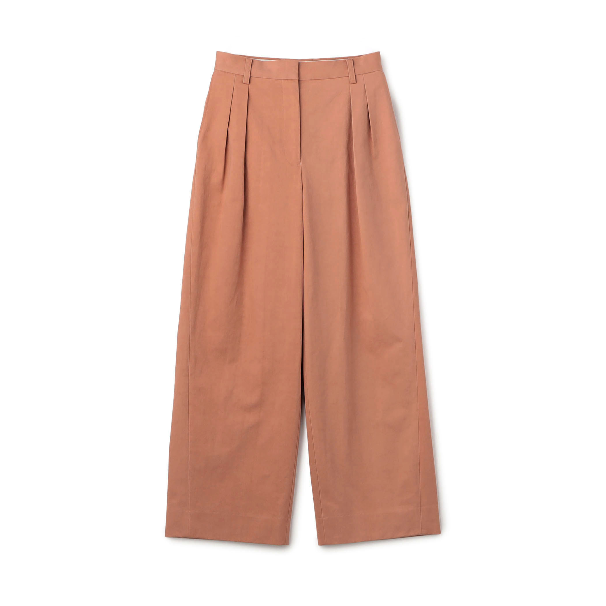 コットン タックチノパンツ