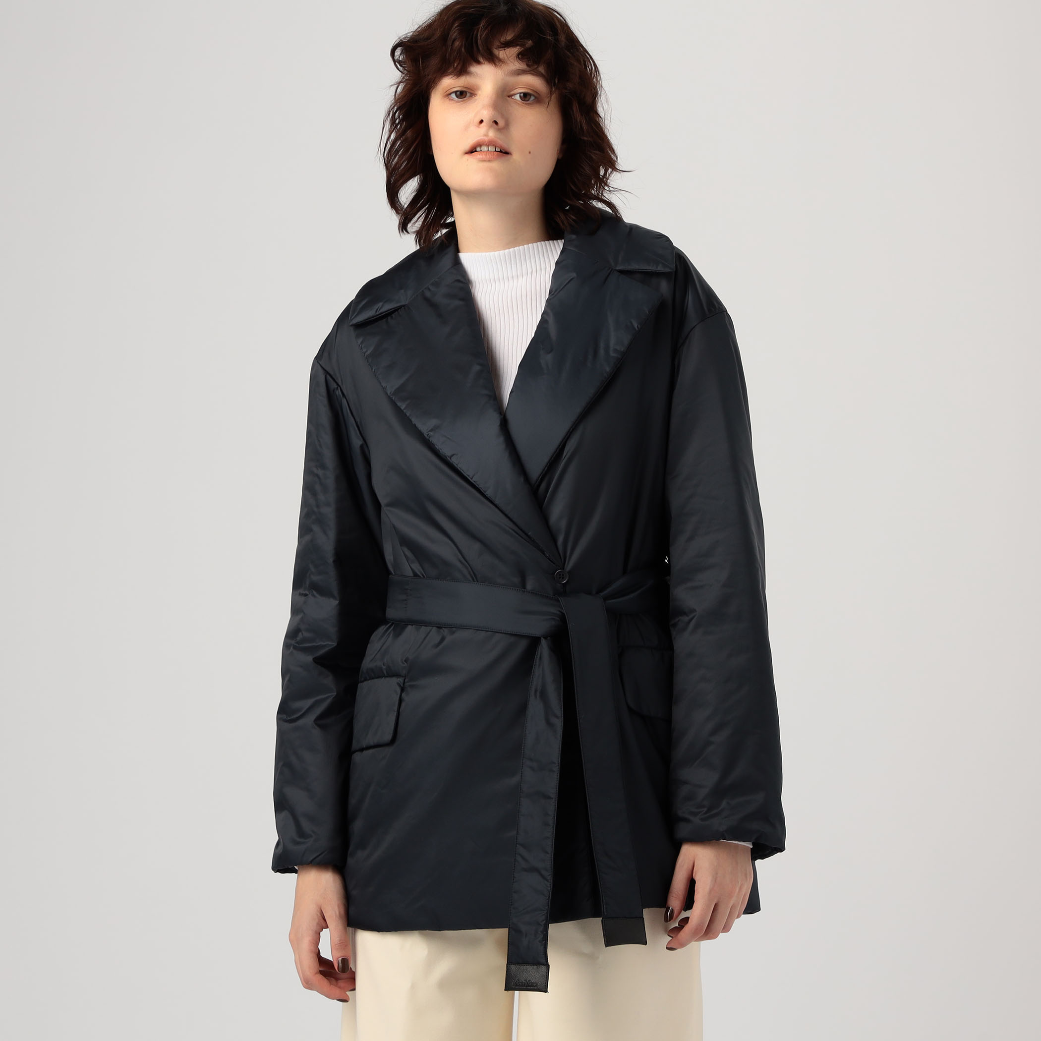 ■’S Max Mara ベルテッドコート