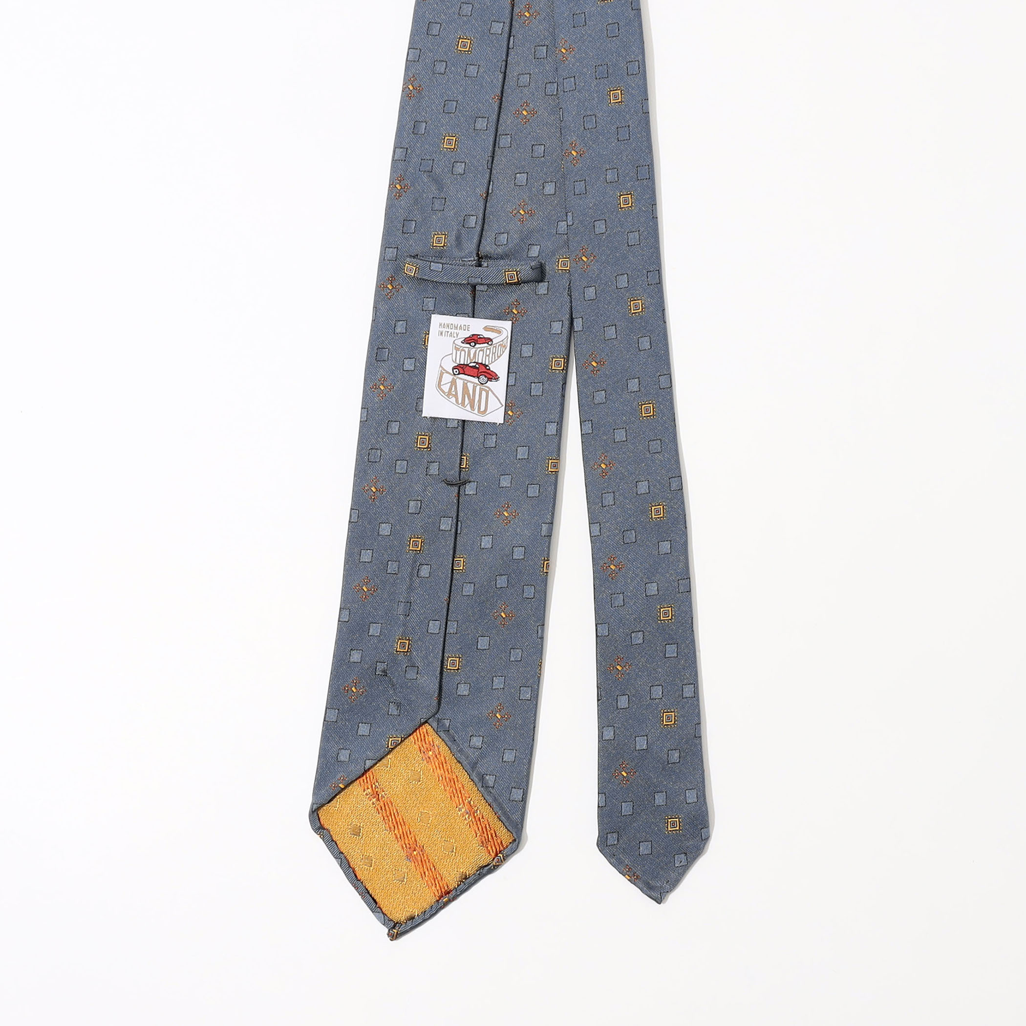 TOMORROWLAND MADE IN ITALY シルクジャガード 小紋柄ネクタイ