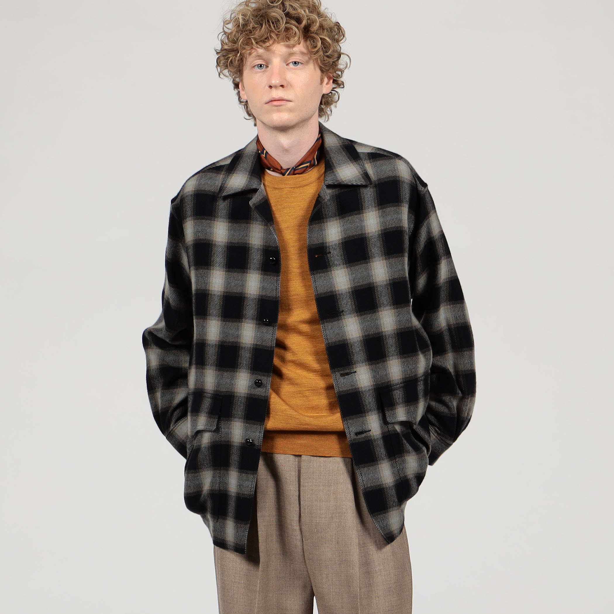 別注】PENDLETON コットンカシミヤ シャツジャケット