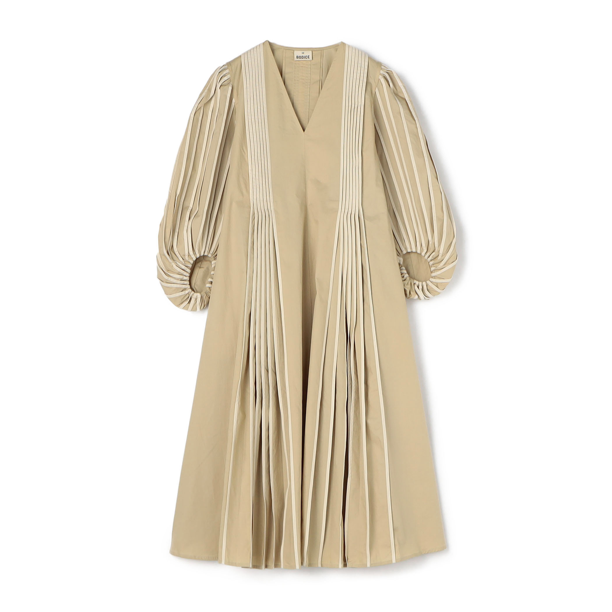 BODICE STUDIO V neck midi Vネックドレス