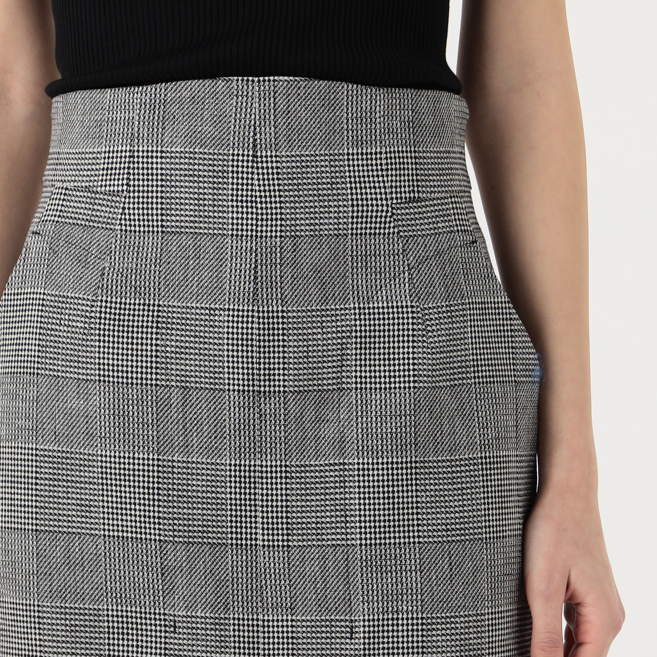 スカート mame kurogouchiKASURI PLAID FLARED SKIRT mame kurogouchiKASURI PLAID FLARED SKIRT