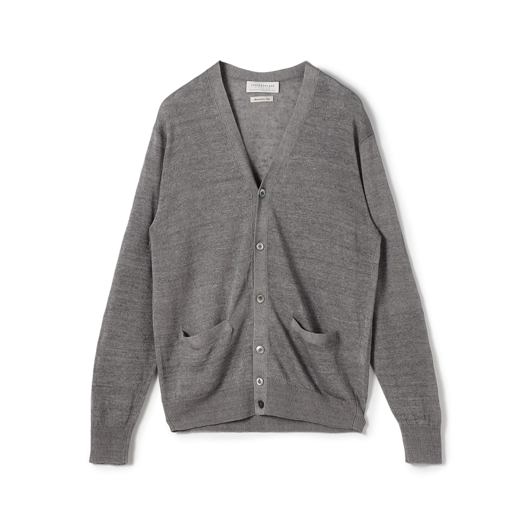 □TOMORROWLAND tricot ティントリネン Vネックカーディガン