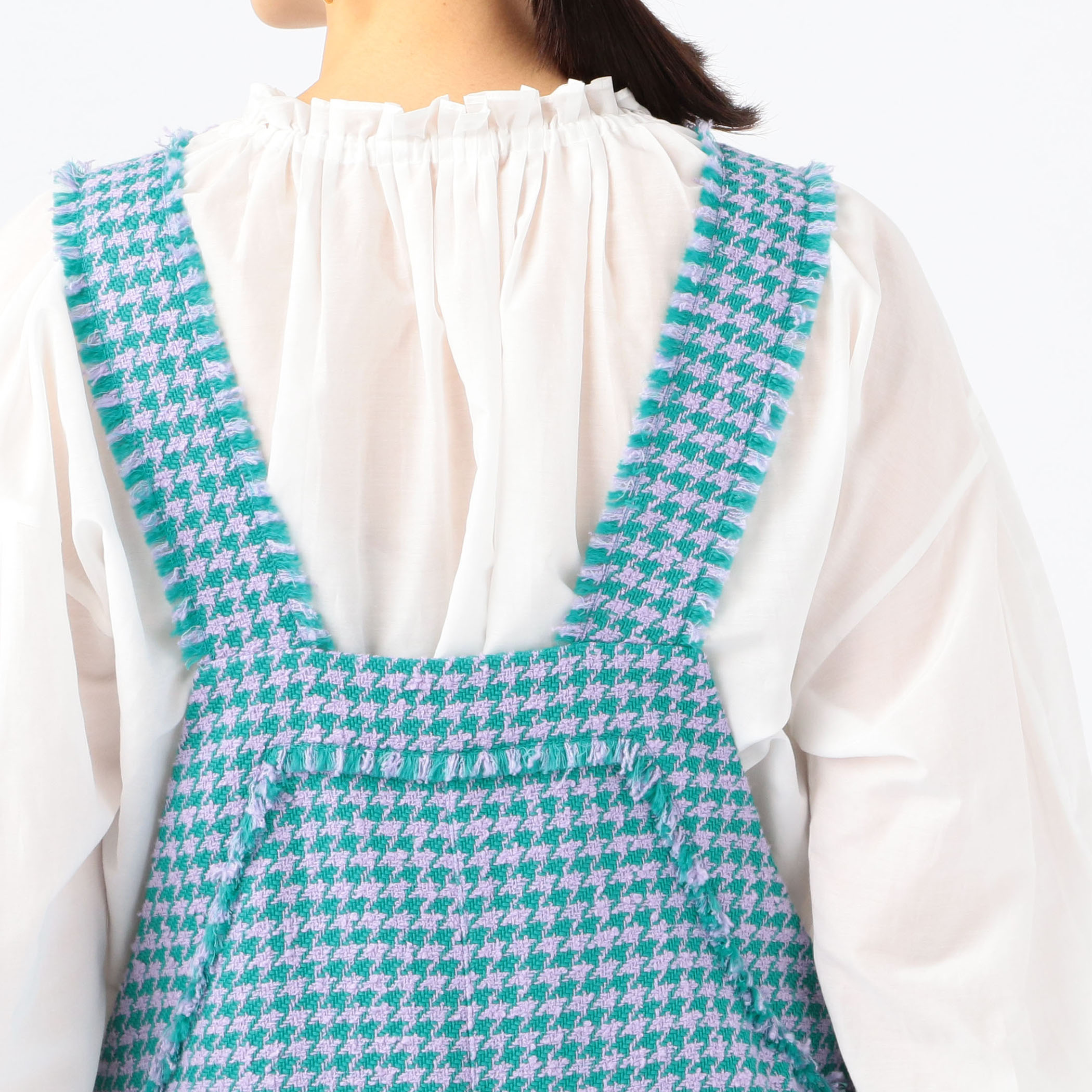 ballsey ループハウンドトゥース サロペット ループハウンドトゥース サロペット｜トゥモローランド 公式通販