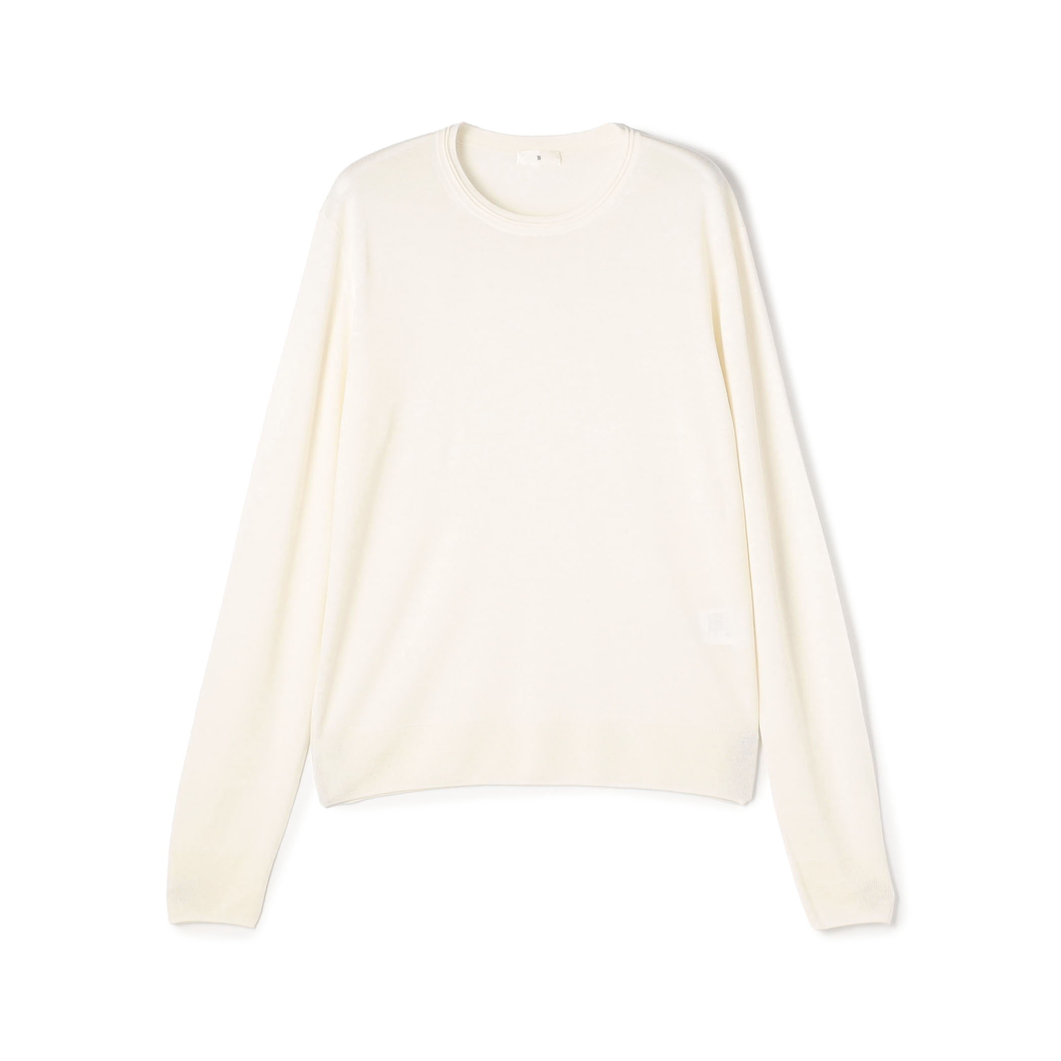 カシミヤシルク クルーネックプルオーバー