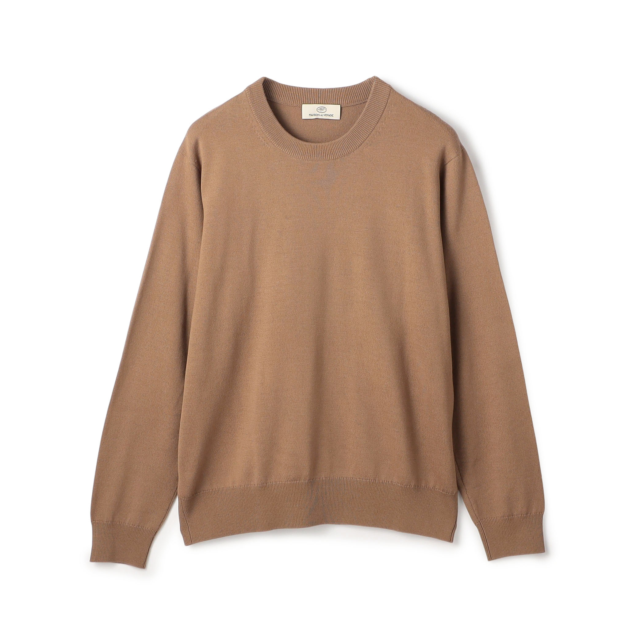 キャッシュウール クルーネックプルオーバー