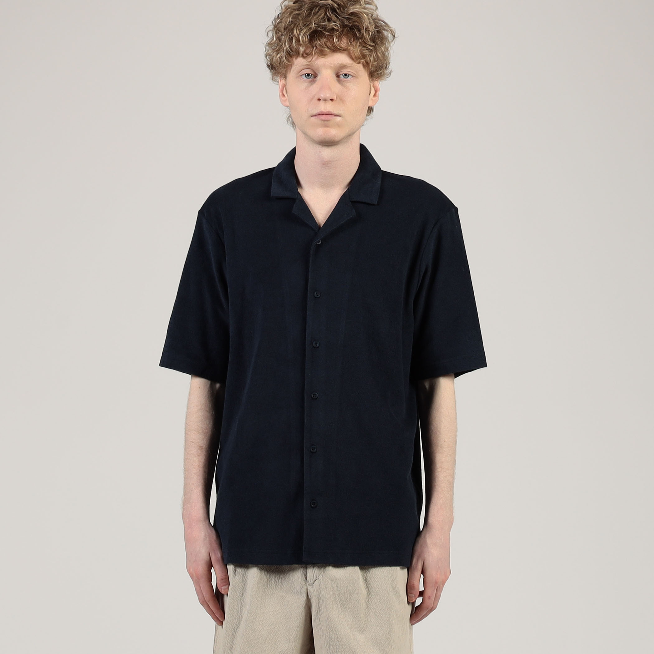 SUNSPEL TOWELLING CAMP COLLAR キャンプカラーシャツ