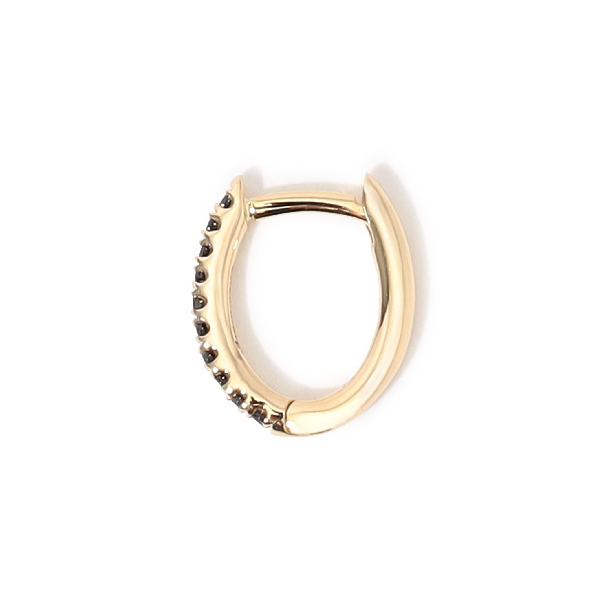 Otiumberg. Mini Oval Hoop 片耳ピアス