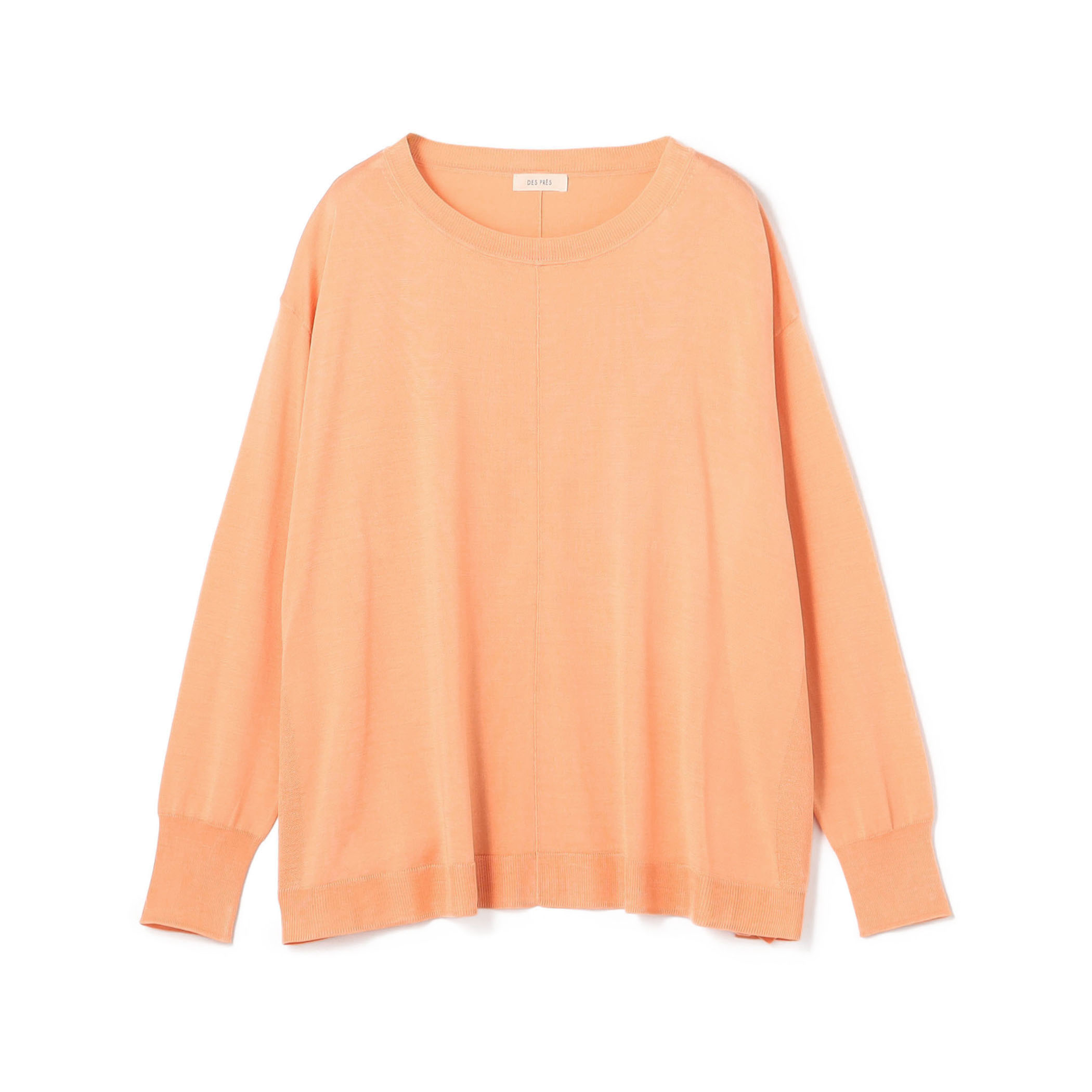 マットシルク ラウンドネックプルオーバー