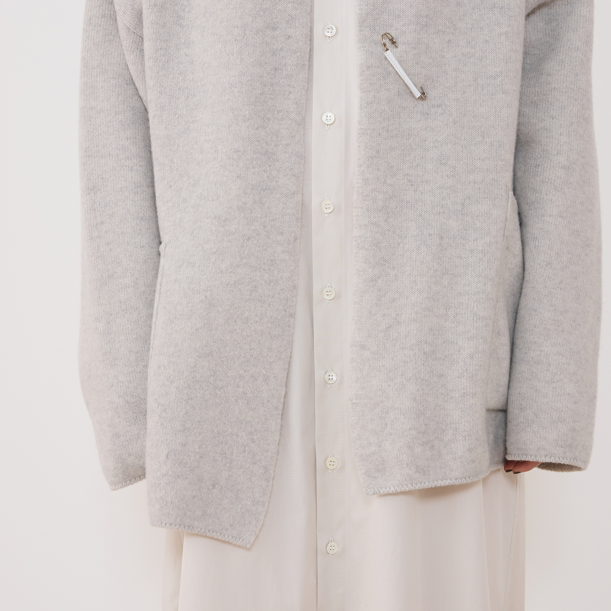 ⭐️新品⭐️定価5万円♡トゥモローランド ウィングカラーショートコート ウールダブルフェイスパイル ショールカラーショートコート