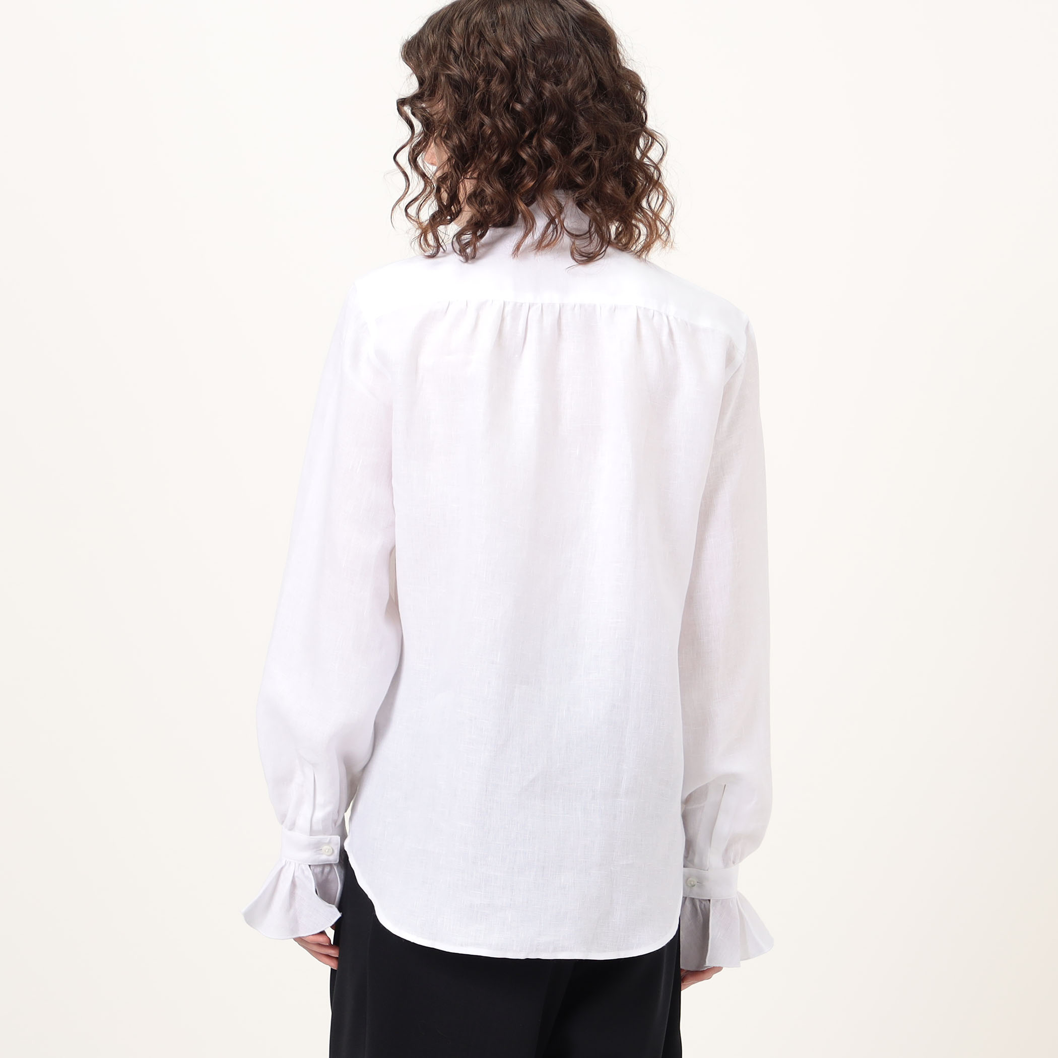 BOURRIENNE BOUDOIR リネン フリルシャツ｜トゥモローランド 公式サイト
