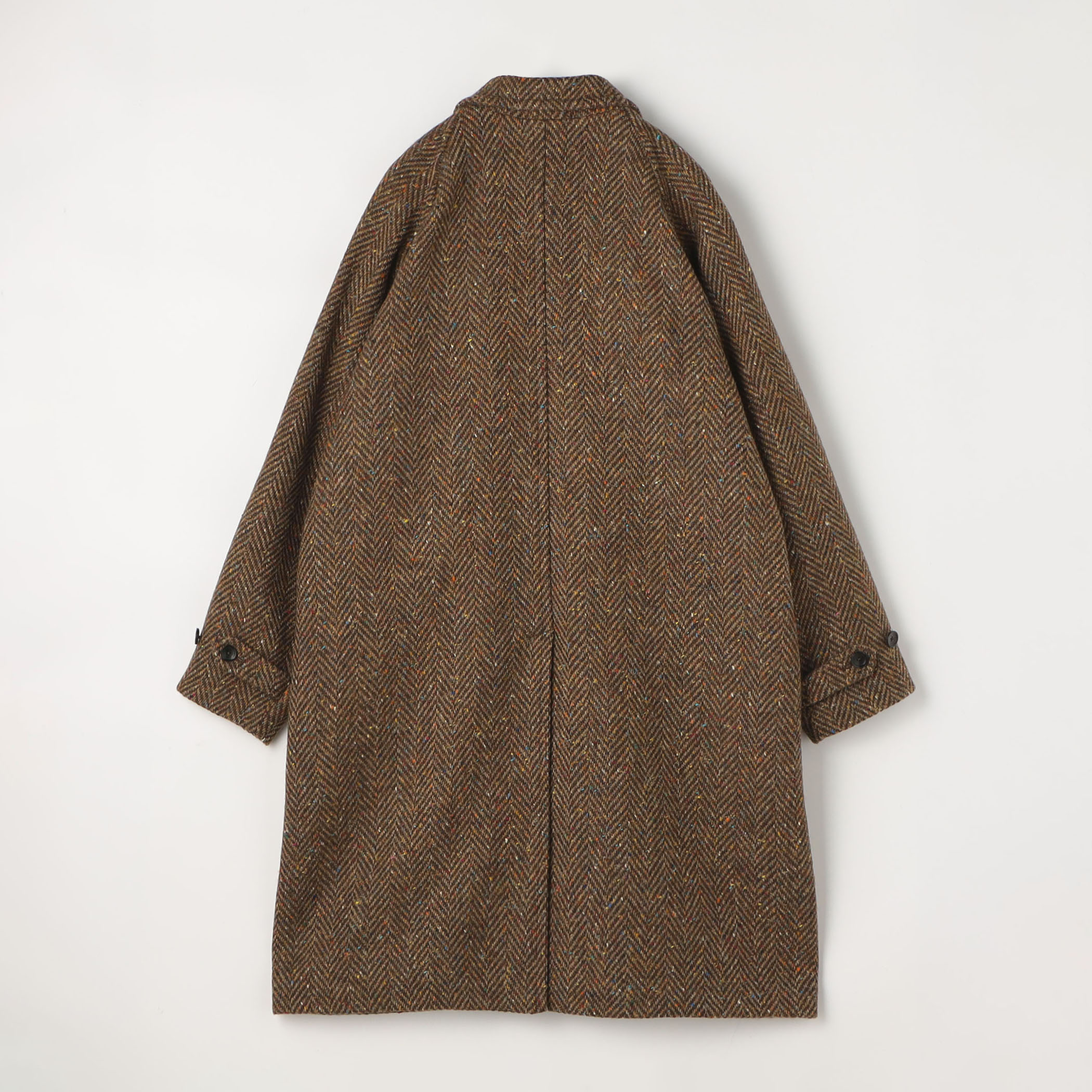 ドネガルツイード ドルマンスリーブ ステンカラーコート MAGEE