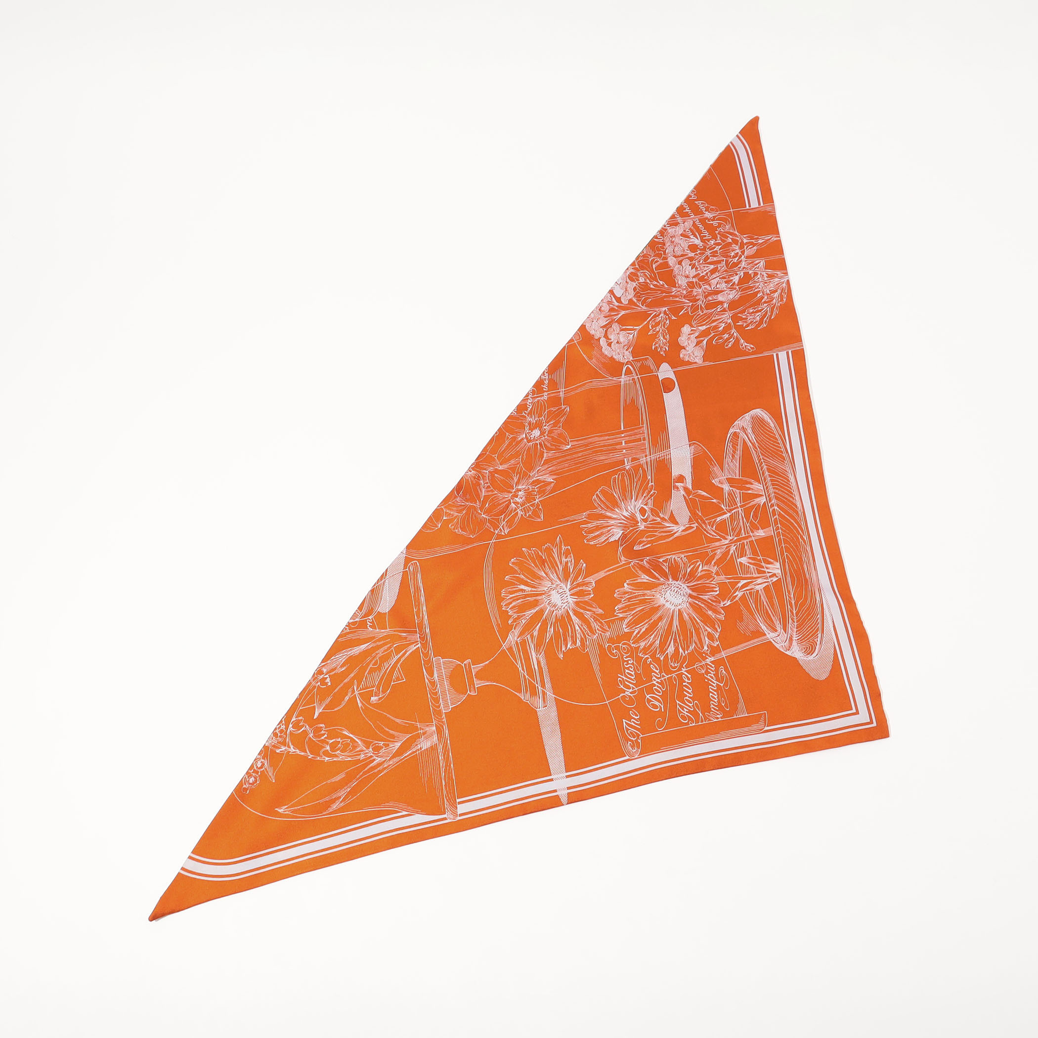 manipuri 三角スカーフミニ ガラスドームフラワー｜トゥモローランド