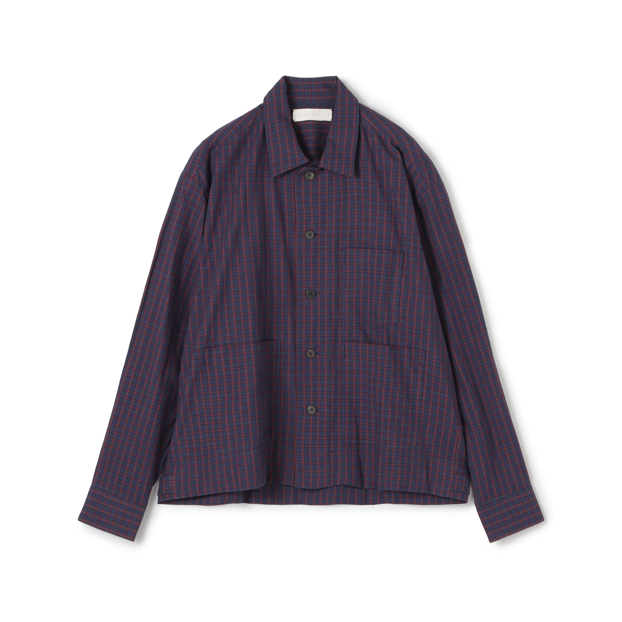 JAN MACHENHAUER Frank Shirt コットン3ポケット シャツブルゾン