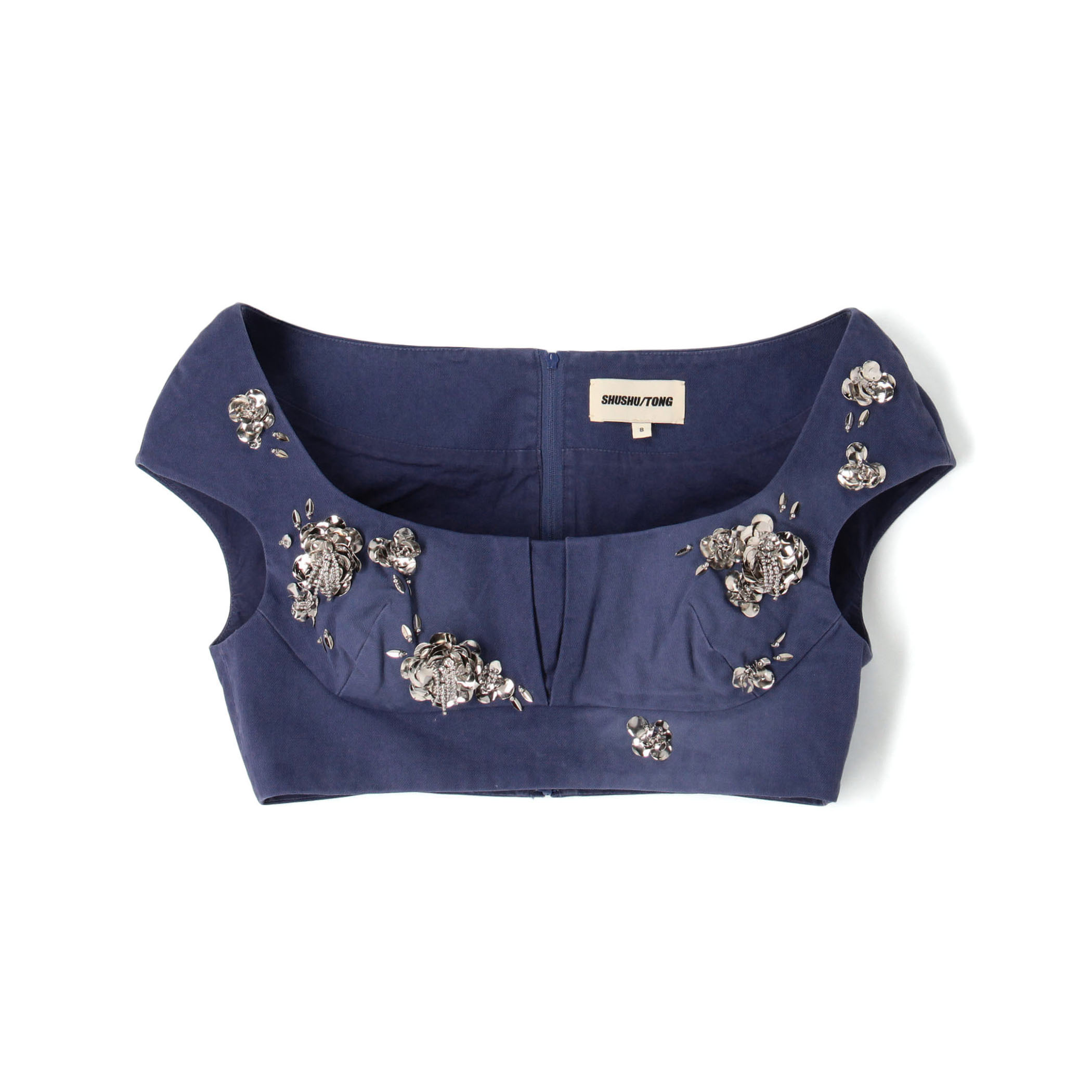 SHUSHU/TONG Boatneck Crop Top ビスチェトップ