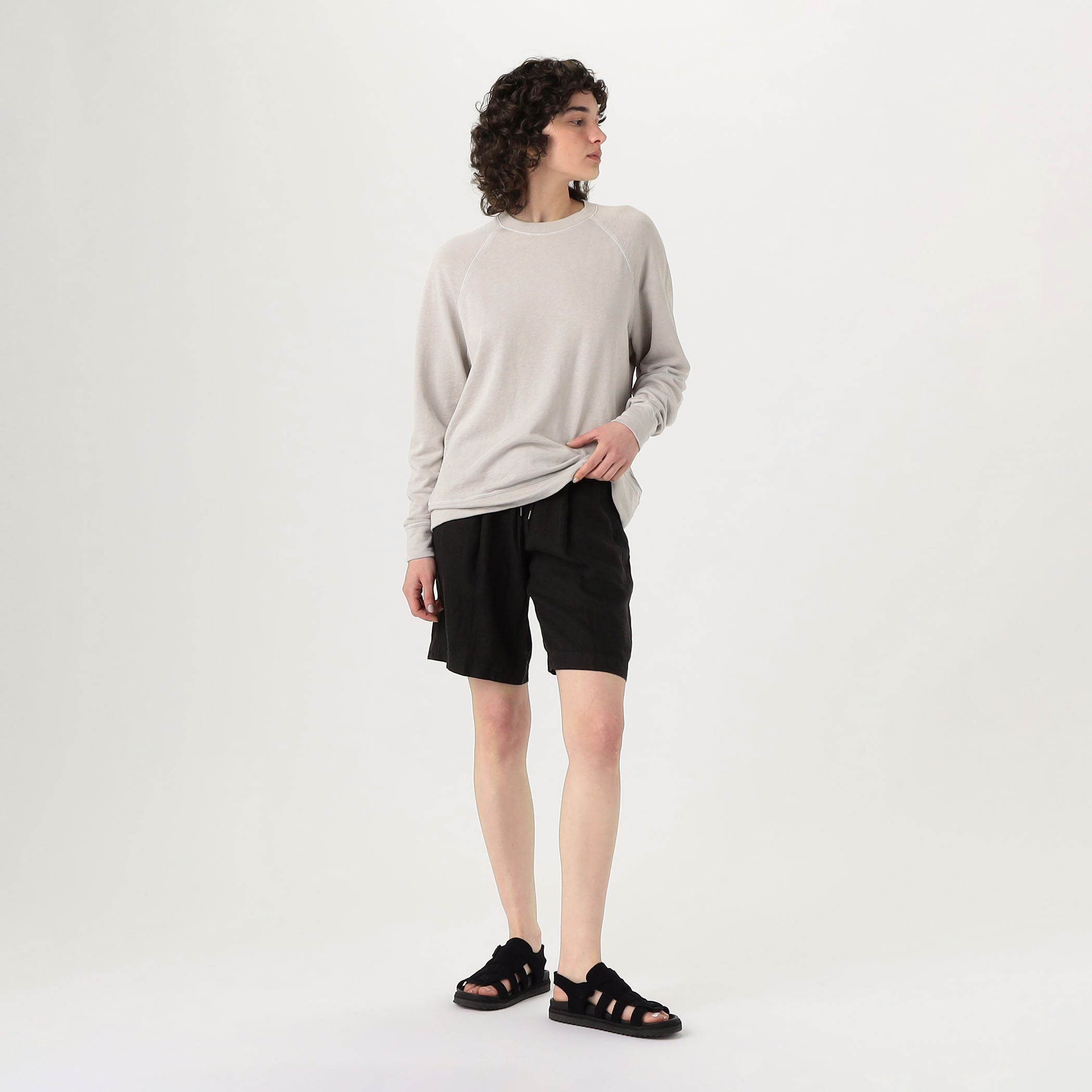 バックパイルスエット ラグランスリーブプルオーバー WXA3657