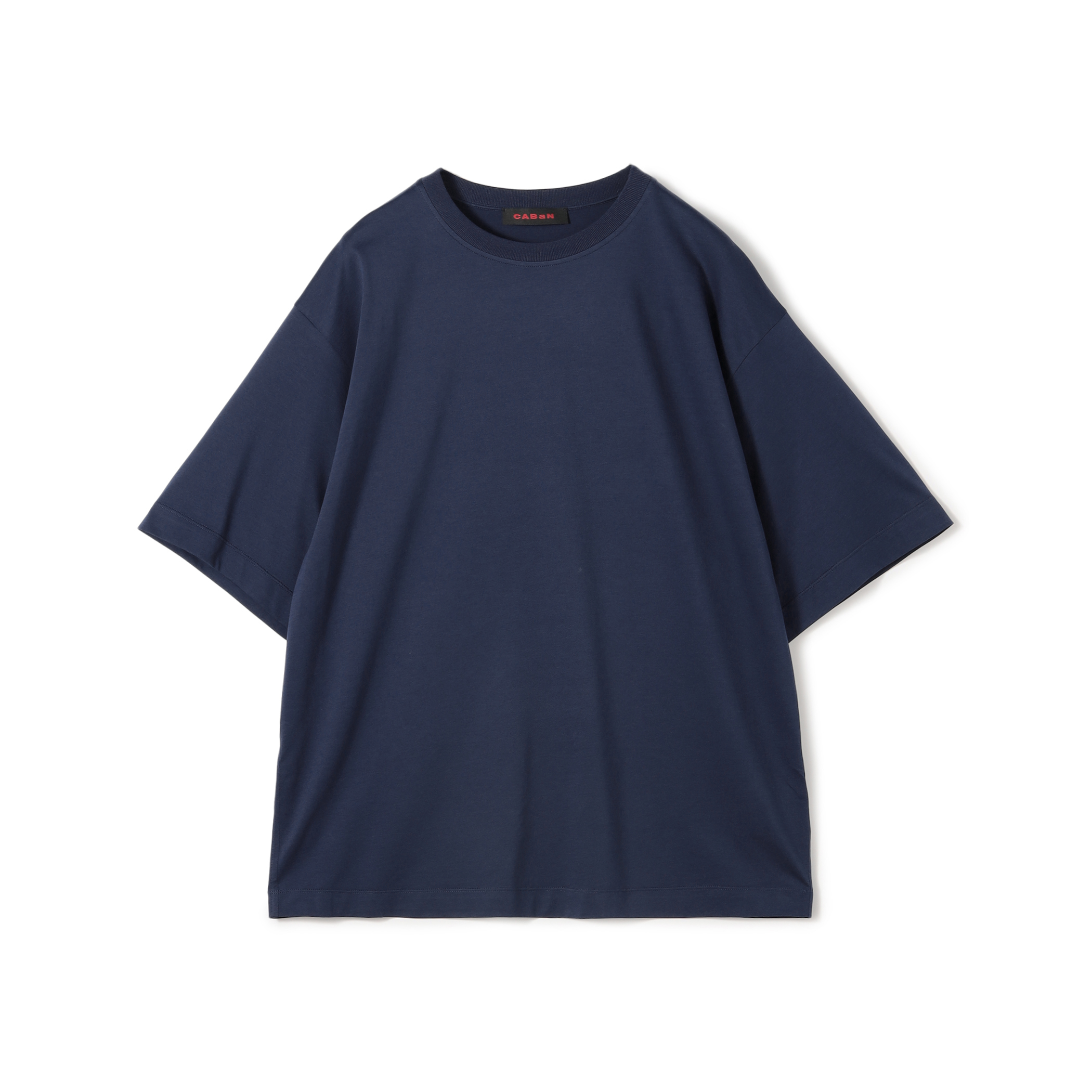 CABaN コットン ドロップショルダークルーネックプルオーバー