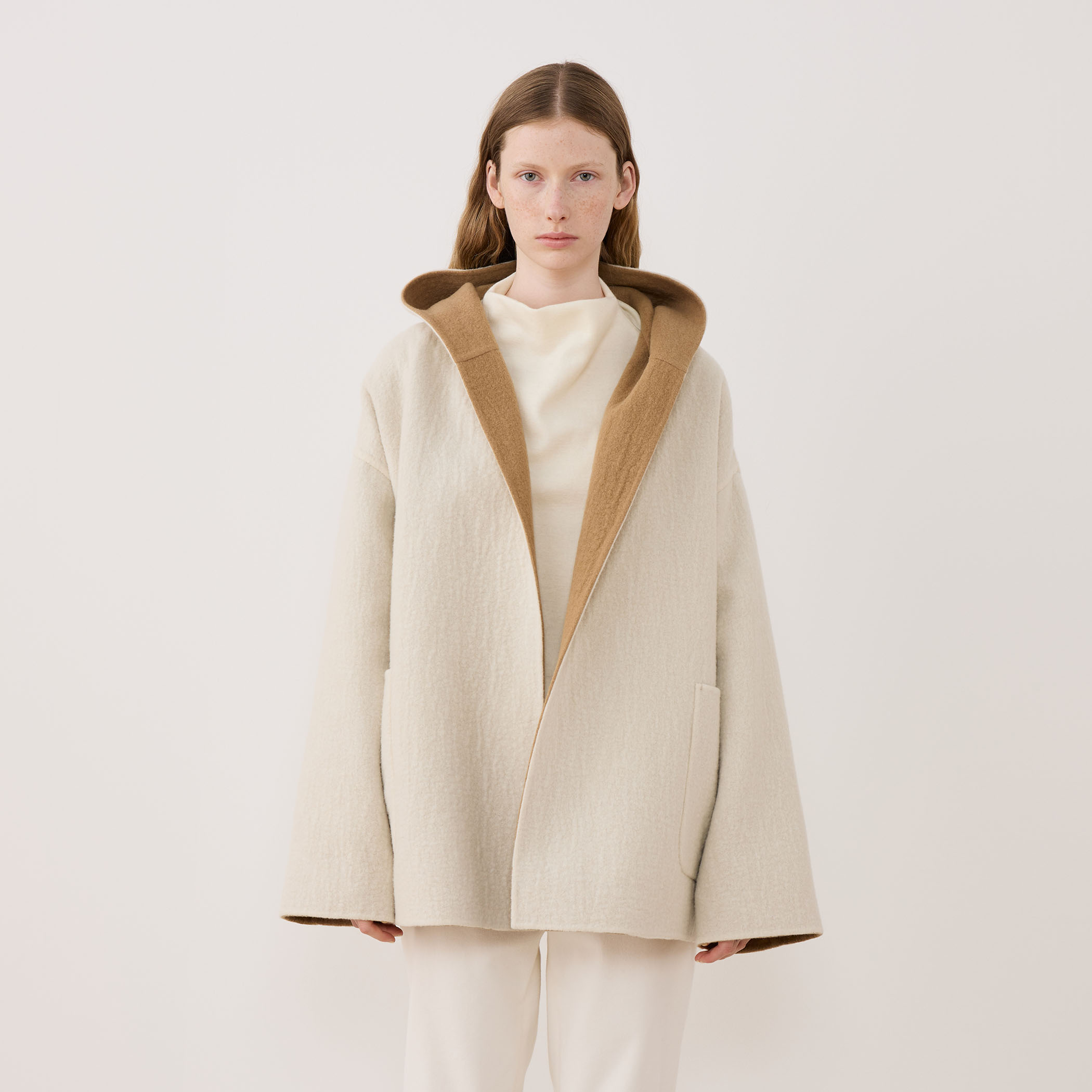 シープライクダブルフェイス フーデッドコート｜トゥモローランド 公式通販