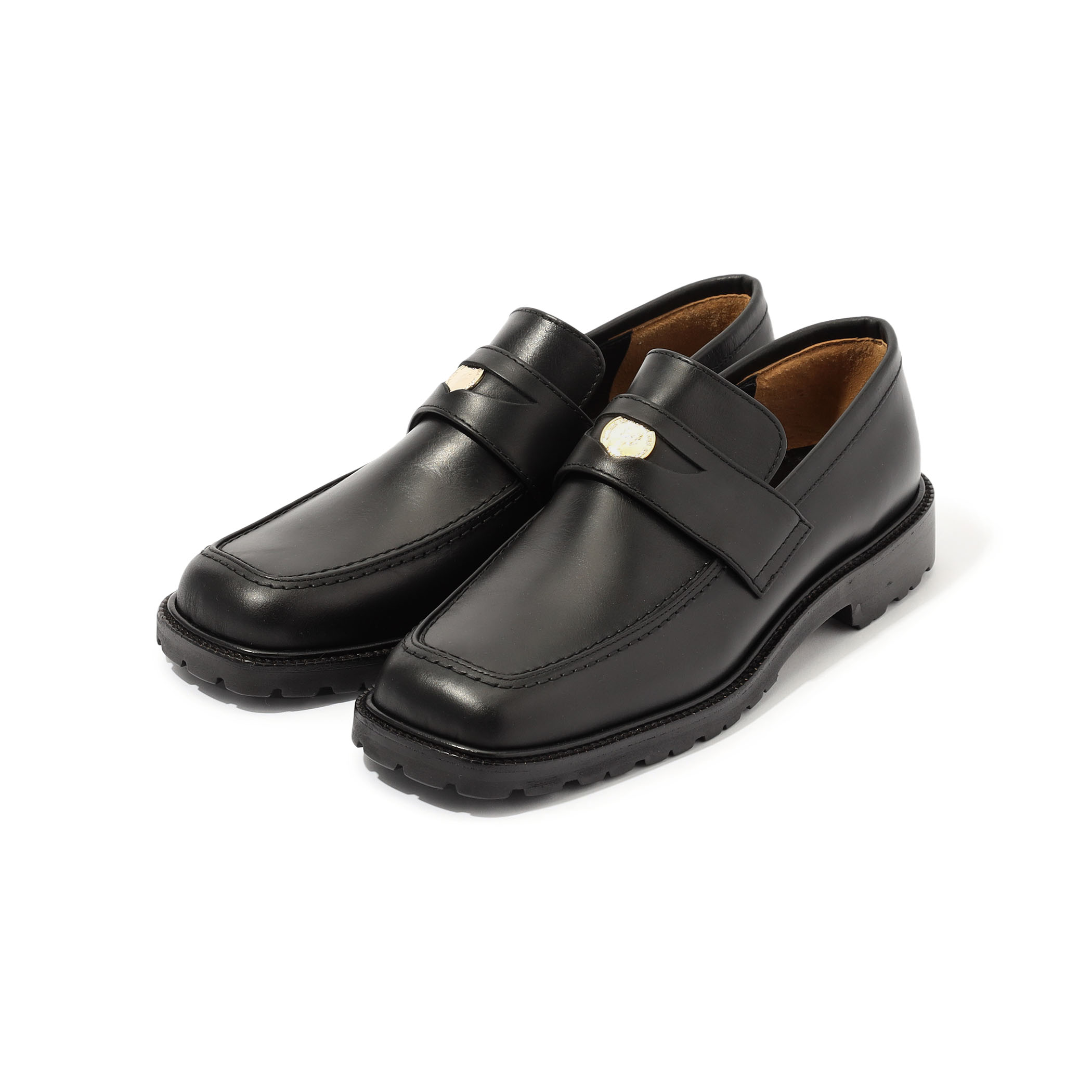 【美品】PIPPICHIC 厚底 ライトソールスクエアトゥローファー 38 PIPPICHIC SISSI COIN ローファー｜トゥモローランド 公式通販